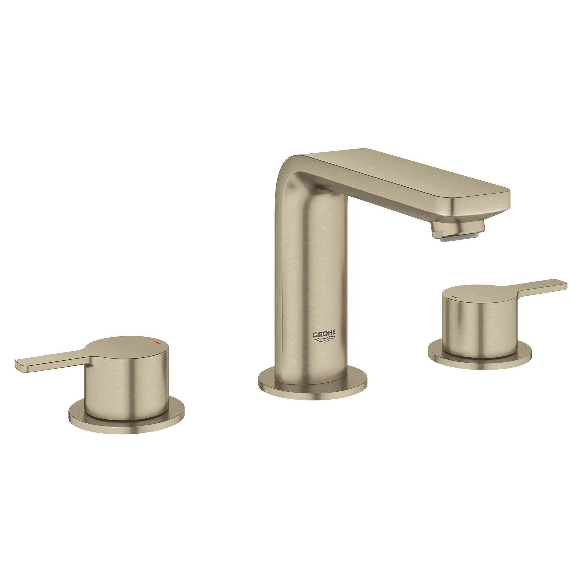 Lineare Robinet de salle de bains à deux poignées espacées de 8 po, taille M, 4,5 L/min (1,2 gpm) // NICKEL BROSSÉ INFINITYFINISH // 164599_20578ENA_0_CDNwebp.webp