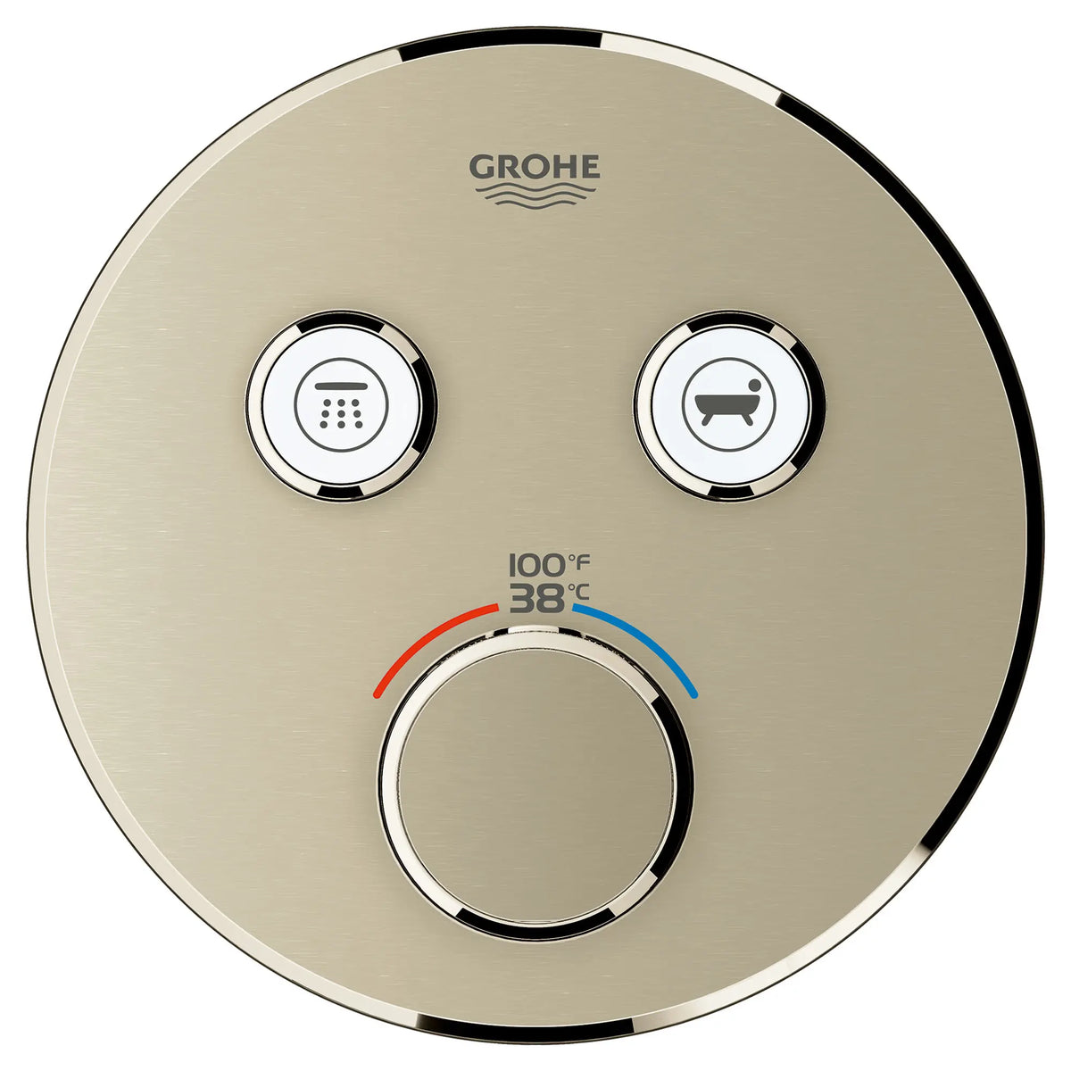GrohTherm SmartControl Garniture de valve thermostatique à fonction double // NICKEL BROSSÉ INFINITYFINISH // 164604_ZZH_29137EN0_000_01_0_CDNwebp_6f2ab8d4-8055-4bf3-baf3-41cfff7399f0.webp