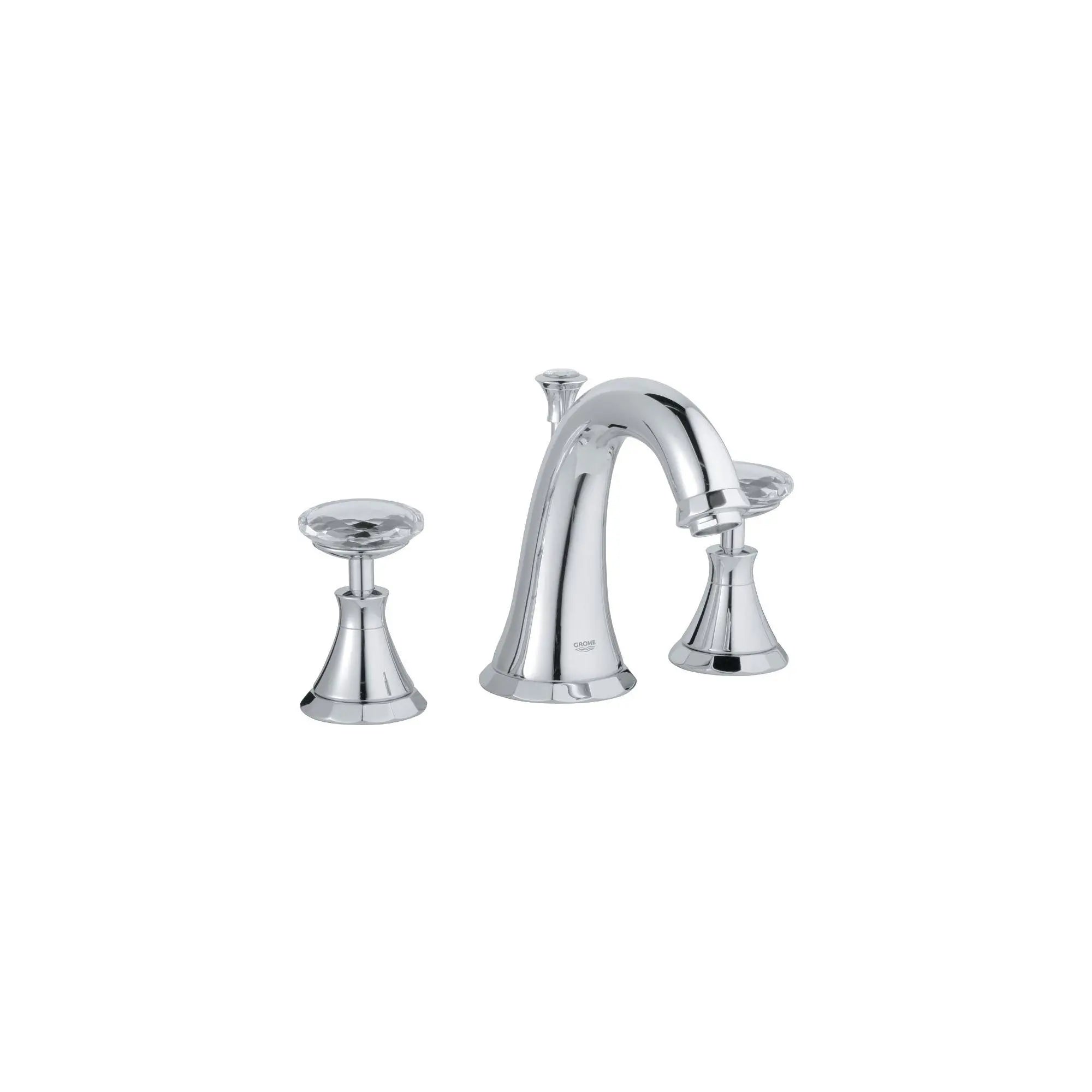 Robinetterie 3-trous pour lavabo // CHROME STARLIGHT GROHE // 164632_20124000-Kensington-8-in-Widespread-2-Handle-Bathrrom-Faucet-15-GPM-in-Chrome-Silo-3_0_CDNwebp.webp