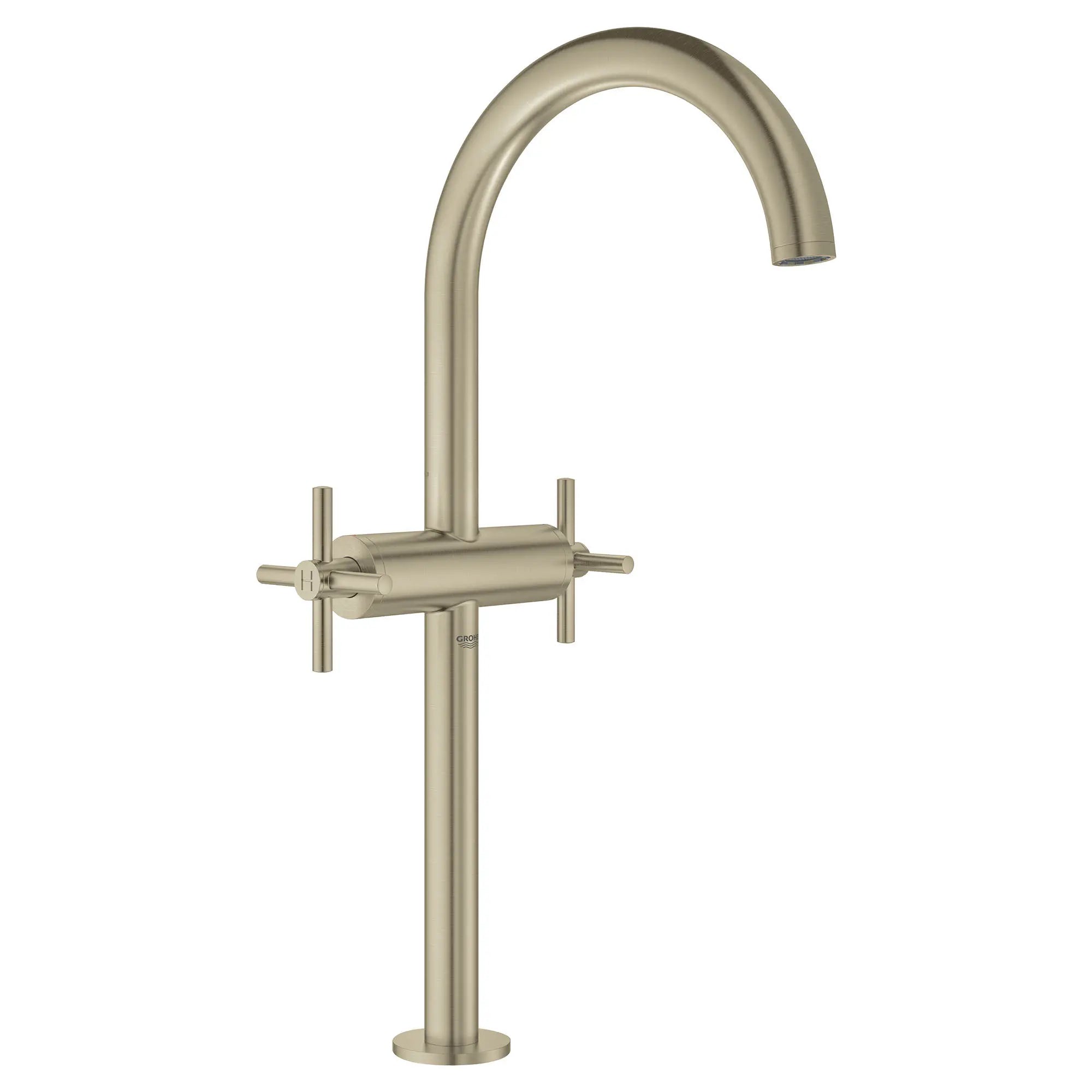Robinet monotrou pour vasque // NICKEL BROSSÉ INFINITYFINISH // 164644_21046EN3-Atrio-Single-Handle-Vessel-Bathroom-Faucet-XL-Size-in-Brushed-Nickel-Silo-2_0_CDNwebp.webp