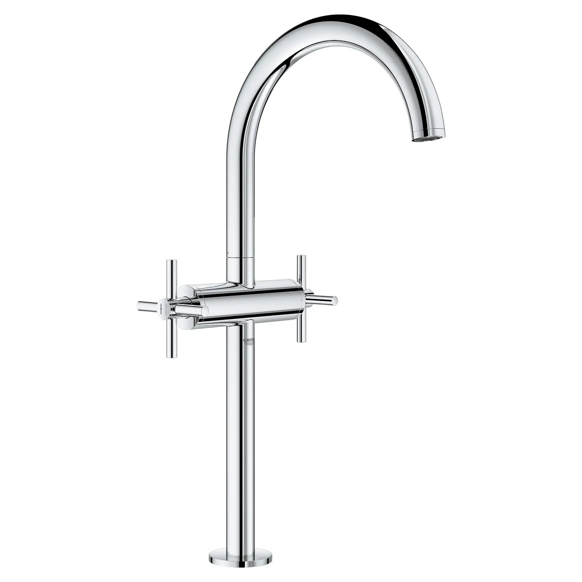 Robinet monotrou pour vasque // CHROME STARLIGHT GROHE // 164645_21046003-Atrio-Single-Handle-Vessel-Bathroom-Faucet-XL-Size-in-Chrome-Silo-2_0_CDNwebp.webp