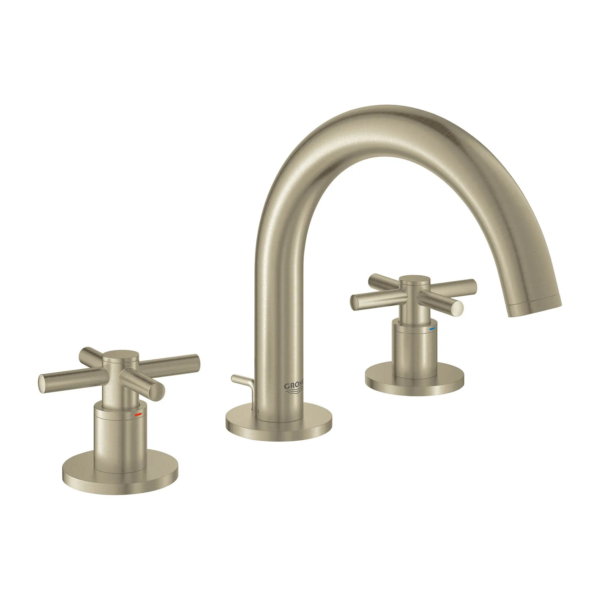 Robinet à grand écartement à bec bas // NICKEL BROSSÉ INFINITYFINISH // 164649_20072EN3-Atrio-8-Widespread-Bathroom-Faucet-S-Size-in-Brushed-Nickel-Silo-2_0_CDNwebp.webp