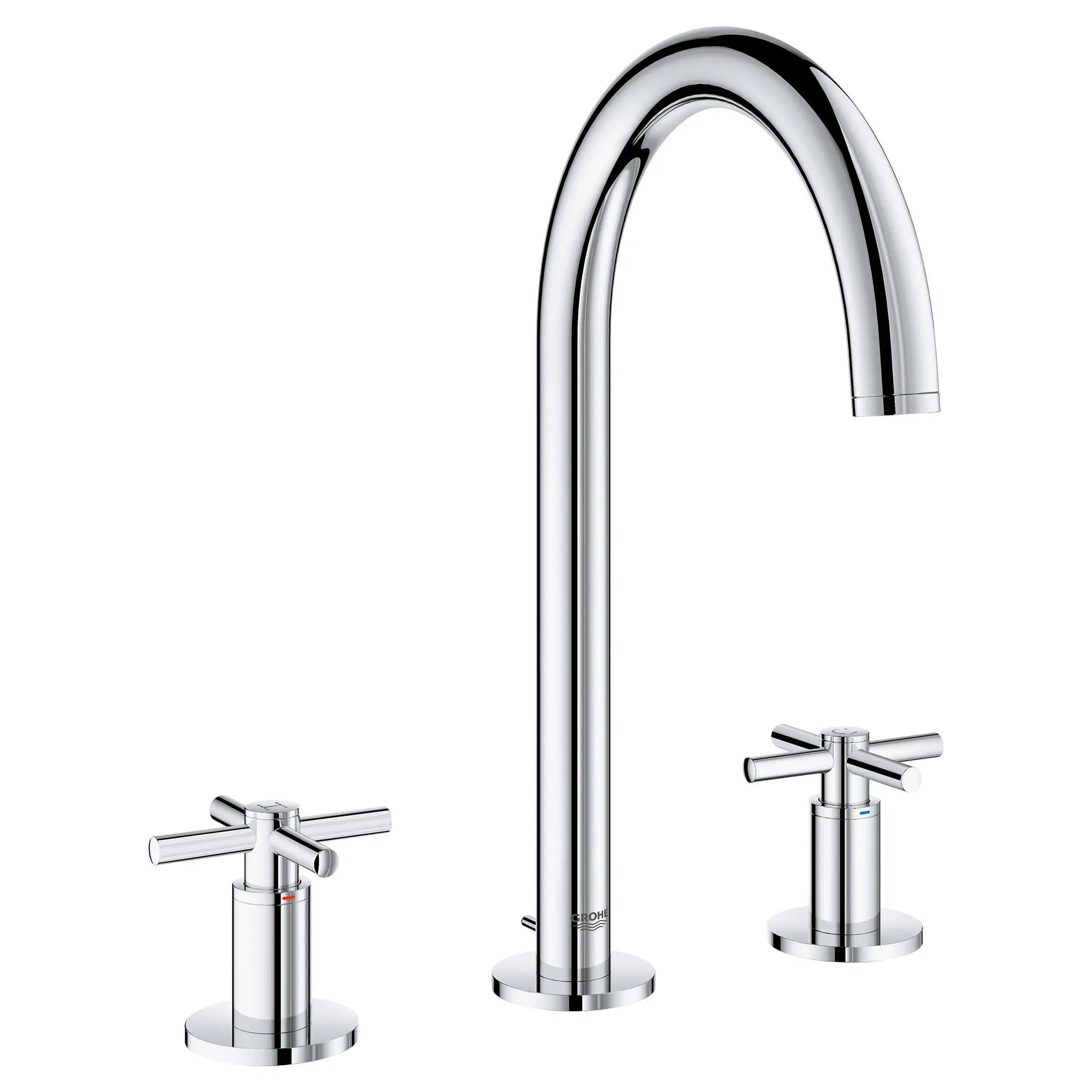 Robinet à grand écartement à bec haut // CHROME STARLIGHT GROHE // 164652_20069003-Atrio-8-Widespread-Bathroom-Faucet-M-Size-in-Chrome-Silo-2_0_CDNwebp.webp