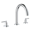 [25048003] 3-Hole 2-Handle Deck Mount Roman Tub Faucet - GROHE StarLight Chrome