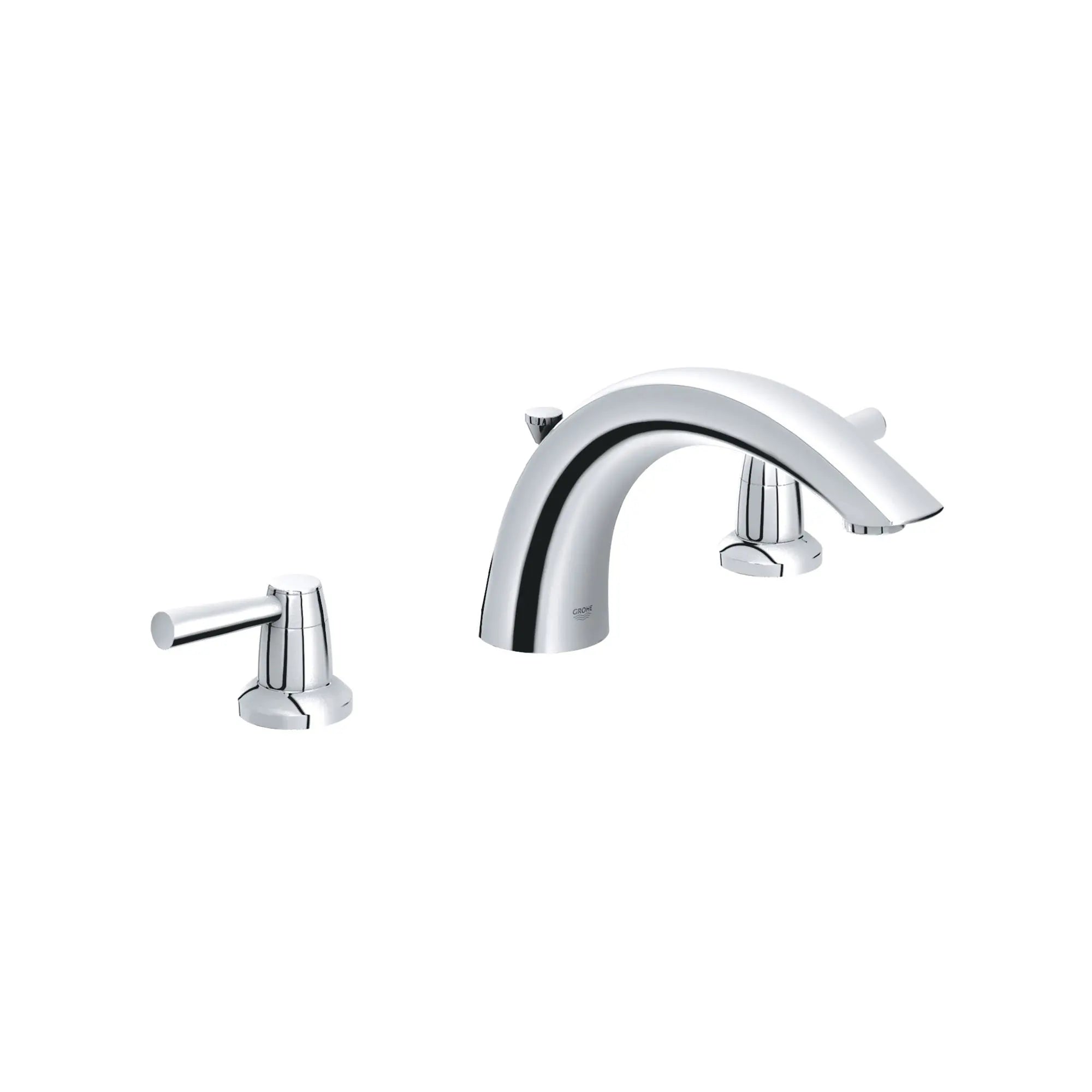 Robinet de bain // CHROME STARLIGHT GROHE // 164677_25071000-Arden-Roman-Tub-Filler-in-Starlight-Chrome-Silo-1_0_CDNwebp.webp