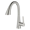 [30368DC2] GROHE Zedra Single-Handle Pull Down Triple Spray Bar Faucet 1.75 GPM (6.6 L/min) - GROHE StarLight Chrome
