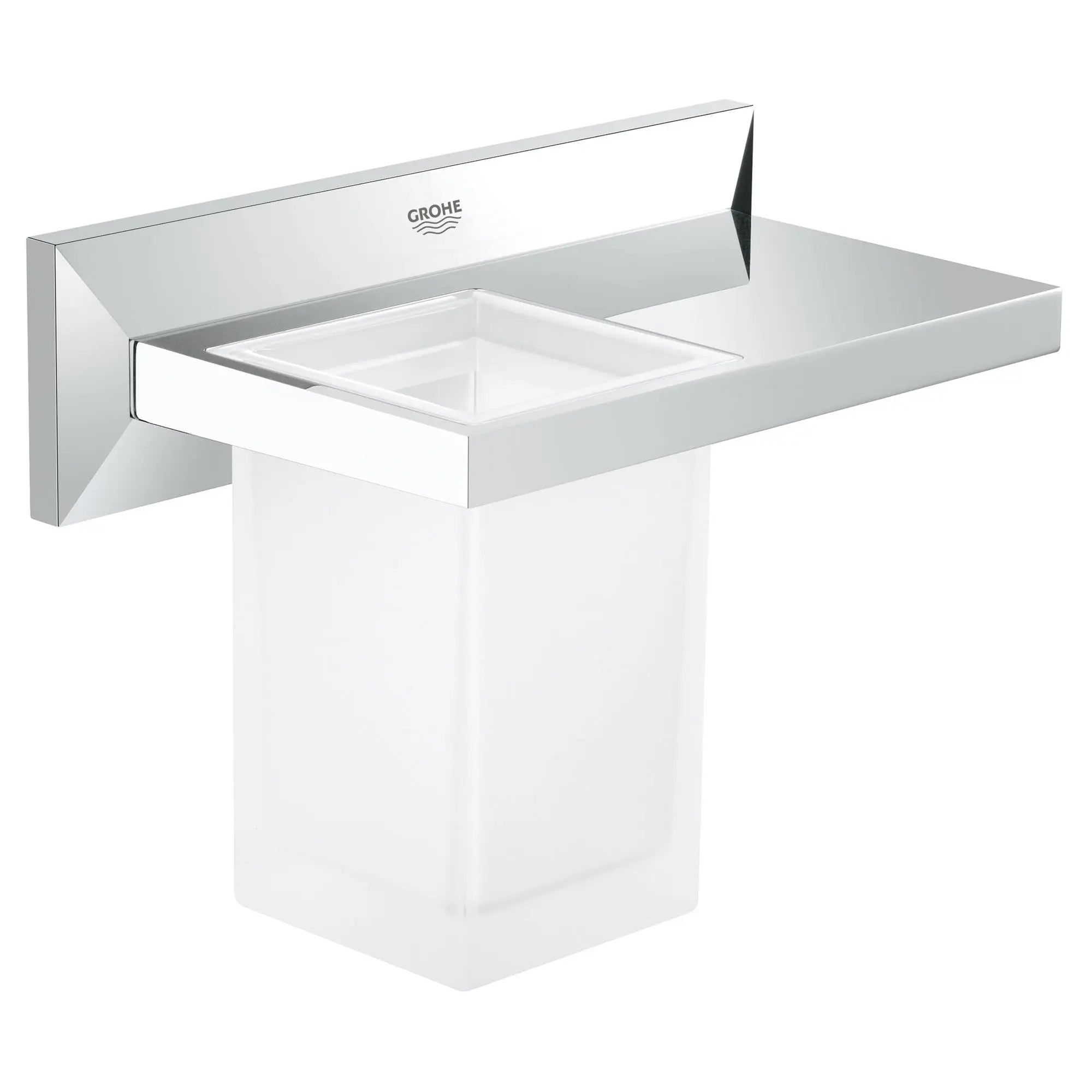 Allure Brilliant Gobelet avec porte-gobelet et tablette // CHROME STARLIGHT GROHE // 164755_40503000_0_CDNwebp.webp