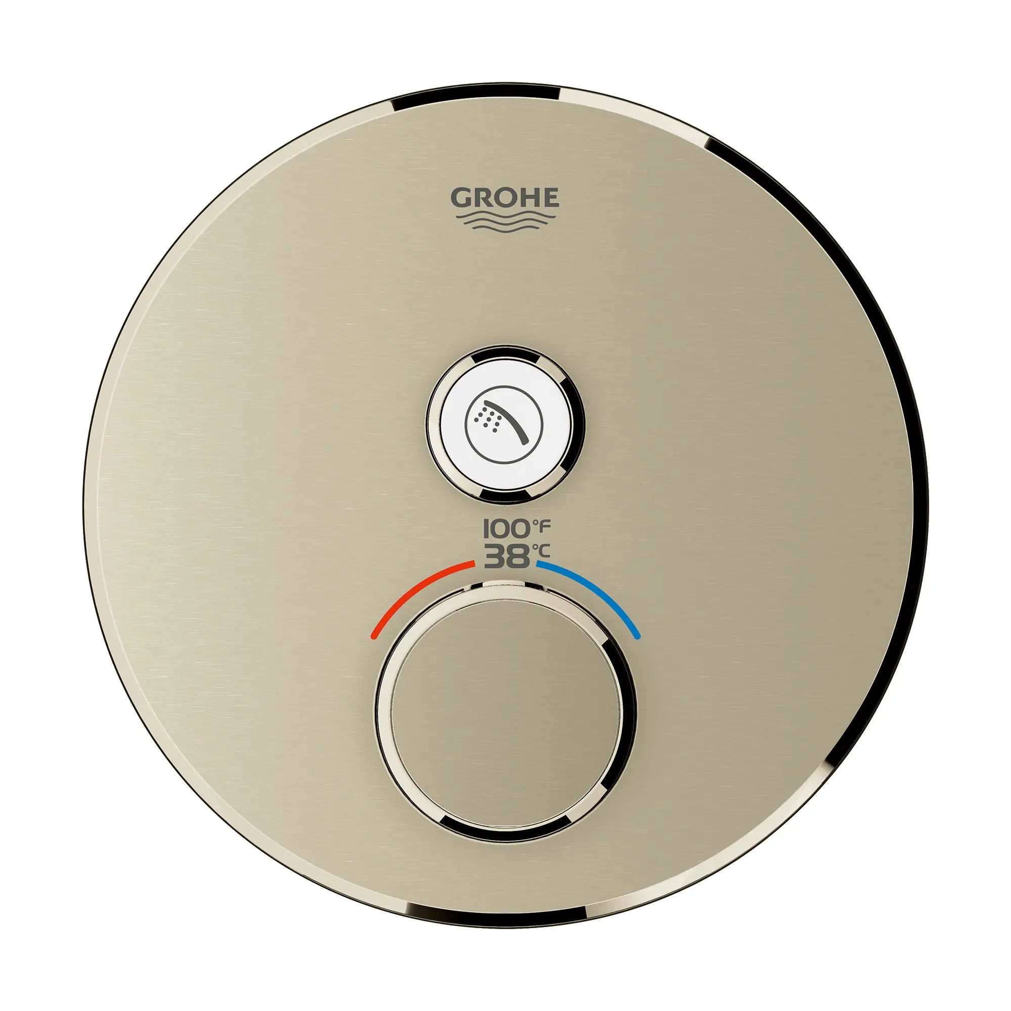 GrohTherm SmartControl - Garniture de valve thermostatique à fonction simple // NICKEL BROSSÉ INFINITYFINISH // 164763_29136EN0_1_0_CDNwebp.webp