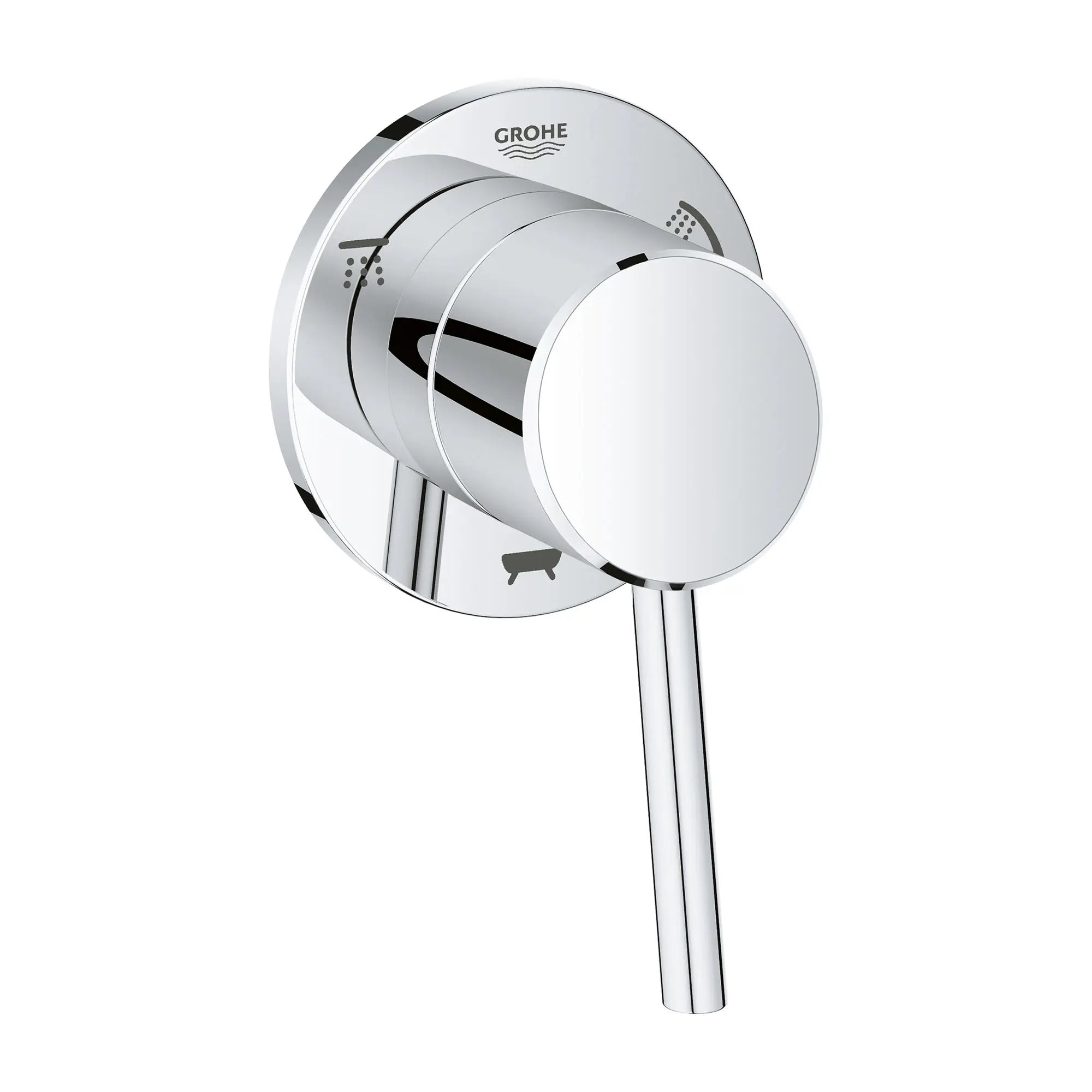 Garniture pour inverseur à 3 voies // CHROME STARLIGHT GROHE // 164790_29106001_0_CDNwebp.webp