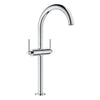 [21161000] Single Hole Two-Handle Deck Mount Vessel Sink Faucet, 1.2 GPM (4.5 L/min) - GROHE StarLight Chrome
