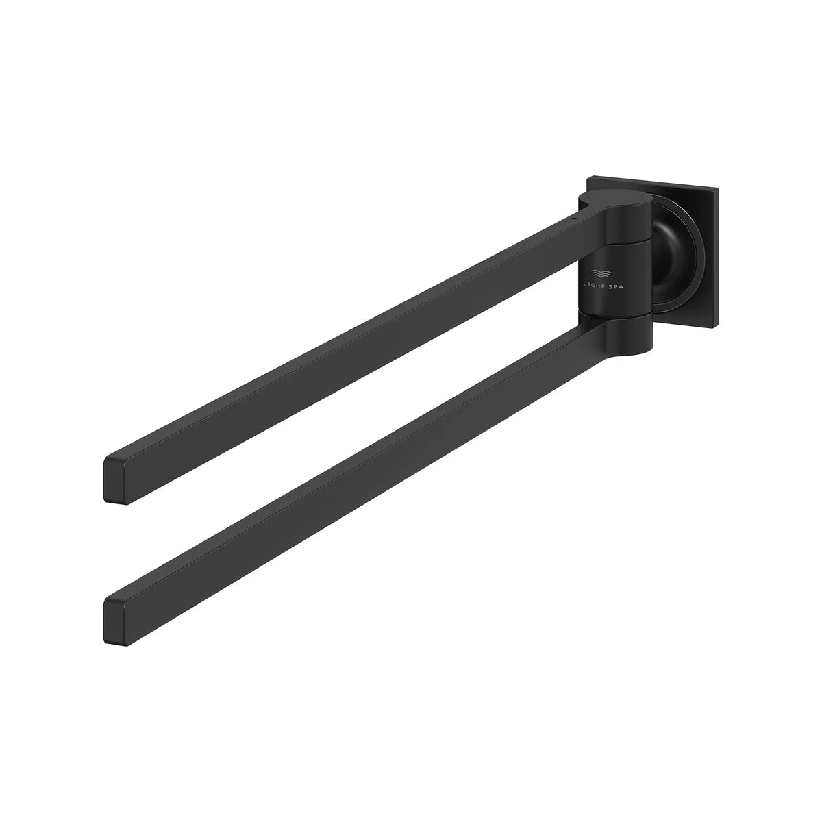 Porte-serviettes double de 24 po // NOIR MAT // 164851_Allure_SiloLeft_403422431_0001_Mar2023_0_CDNwebp_708a6318-7c2e-468e-bf47-9e8ee1a3a69b.webp