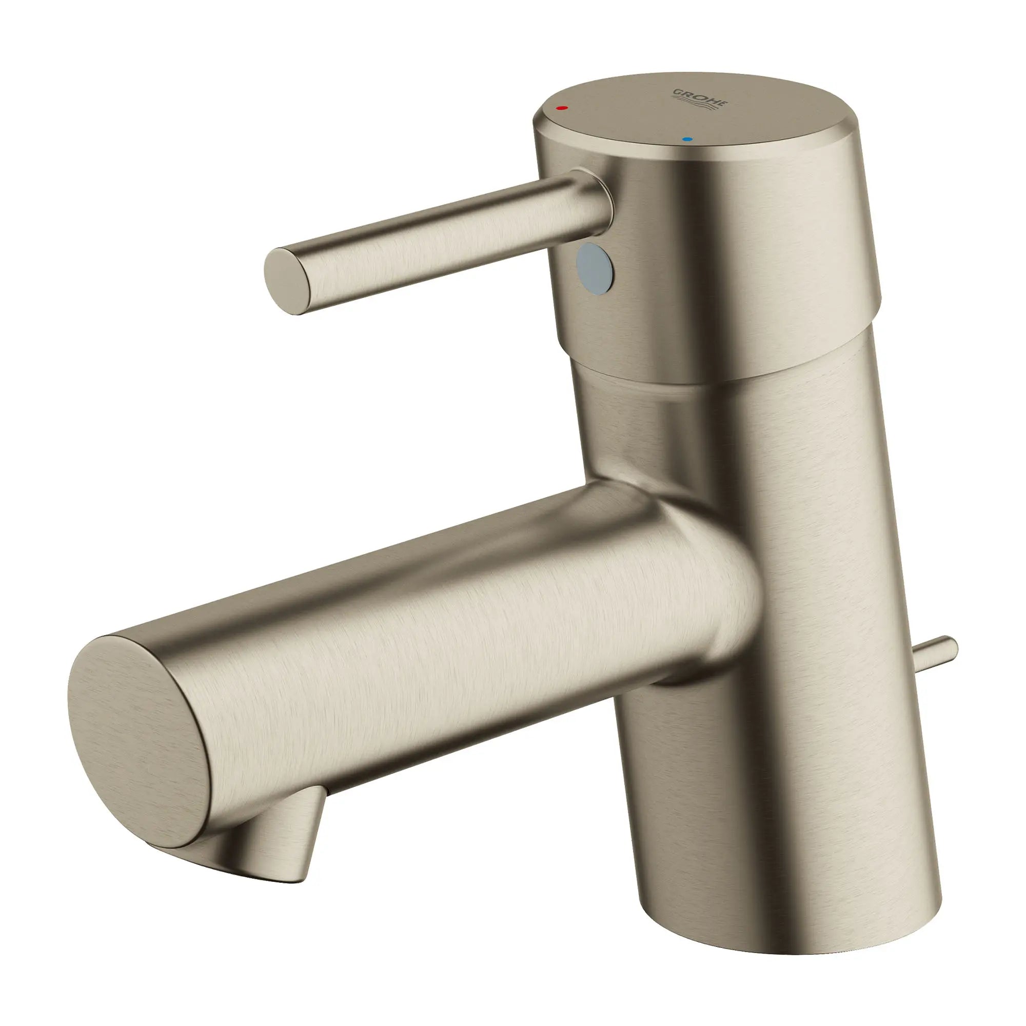 Robinet monotrou à poignée simple pour salle de bain 4,5 L/min (1,2 gpm), taille TP  // NICKEL BROSSÉ INFINITYFINISH // 164916_34702EN1_1_0_CDNwebp.webp