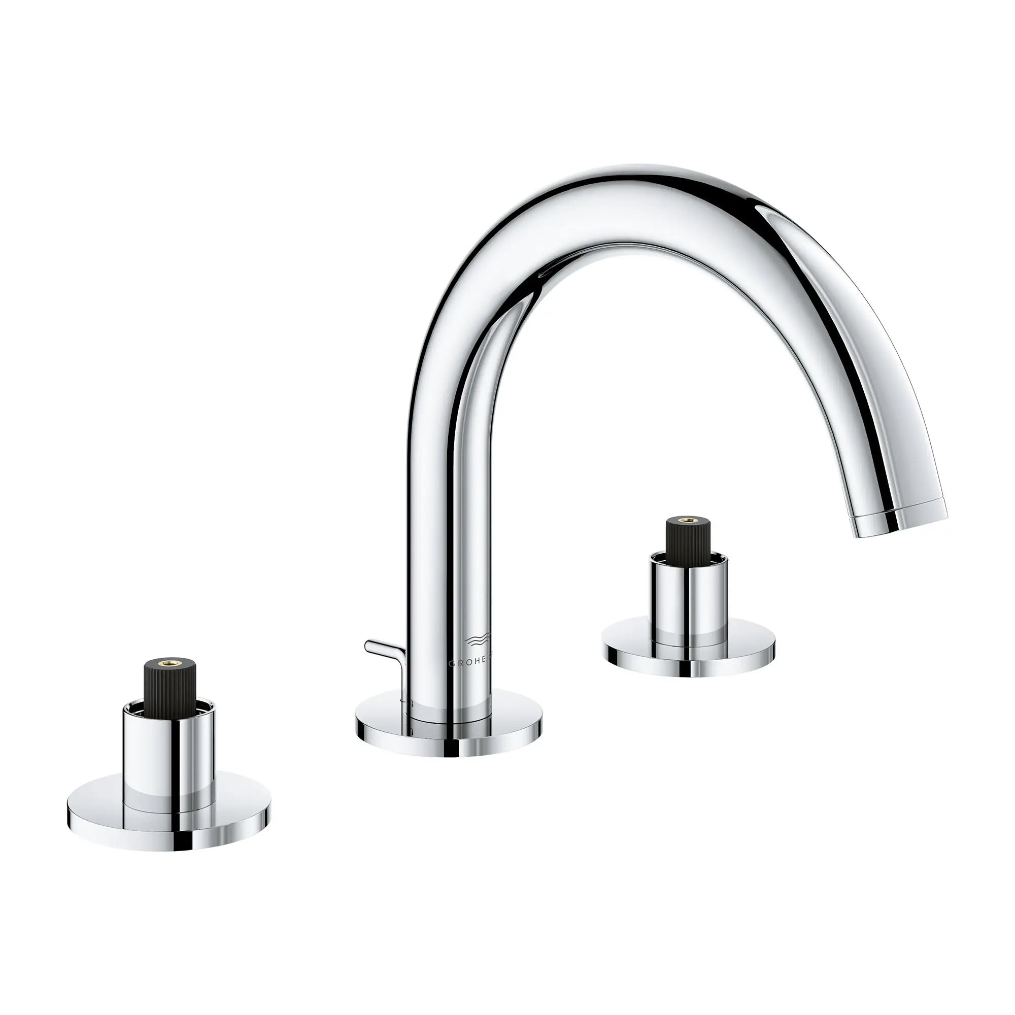 Petit robinet de salle de bain, 8 po, à deux poignée, 4,5 L/min (1,2 gpm) // CHROME STARLIGHT GROHE // 165120_Atrio_SiloRight_20660000_003_Feb2023_0_CDNwebp.webp