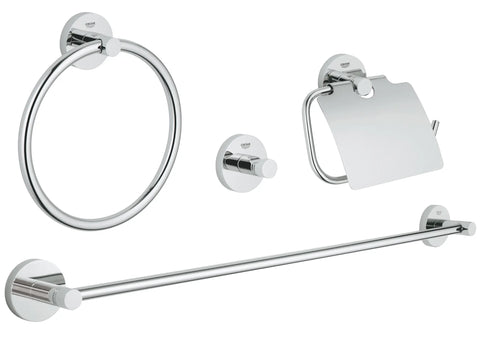 Essentials Ensemble d'accessoires 4 en 1 - Chrome StarLight GROHE