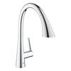 [32298003] GROHE Zedra Single-Handle Pull Down Kitchen Faucet Triple Spray 1.75 GPM (6.6 L/min) - GROHE StarLight Chrome