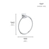 [40339001] Allure Towel Ring - GROHE StarLight Chrome