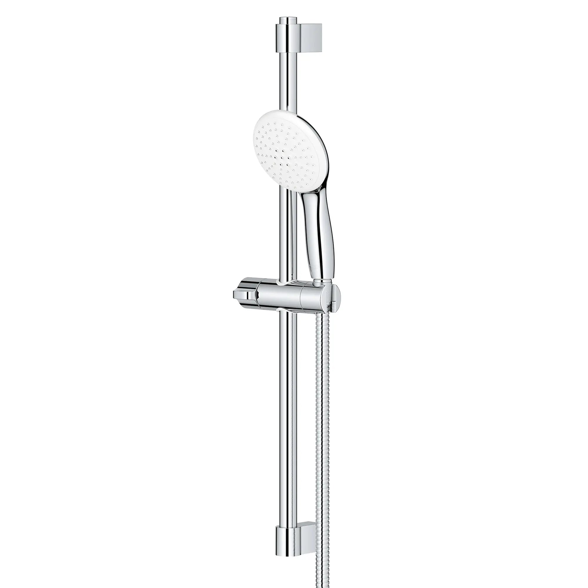 Tempesta 110 - Ensemble de barre de douche ronde, 24 po, 2 jets, 5,7 L/min (1,5 gpm) // CHROME STARLIGHT GROHE // 166138_Tempesta_SiloLeft_26077002_0001_Aug2023_0_CDNwebp.webp