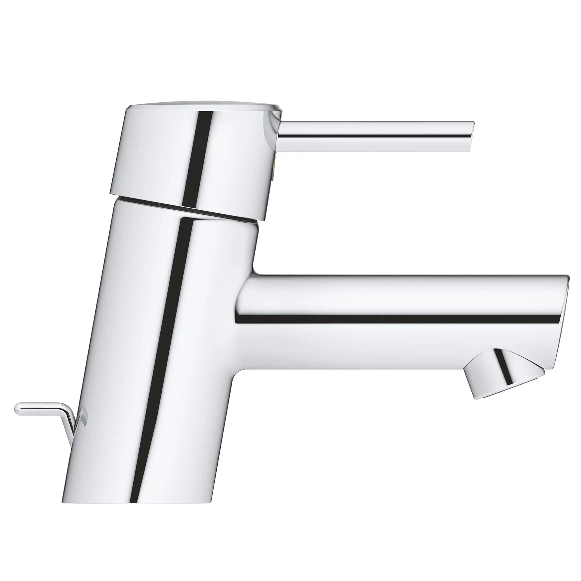 Robinet monotrou à poignée simple pour salle de bain 4,5 L/min (1,2 gpm), taille TP  // CHROME STARLIGHT GROHE // 1701_34702001-single-handle-bathroom-faucet-xs-size-enviro-1_0_CDNwebp.webp