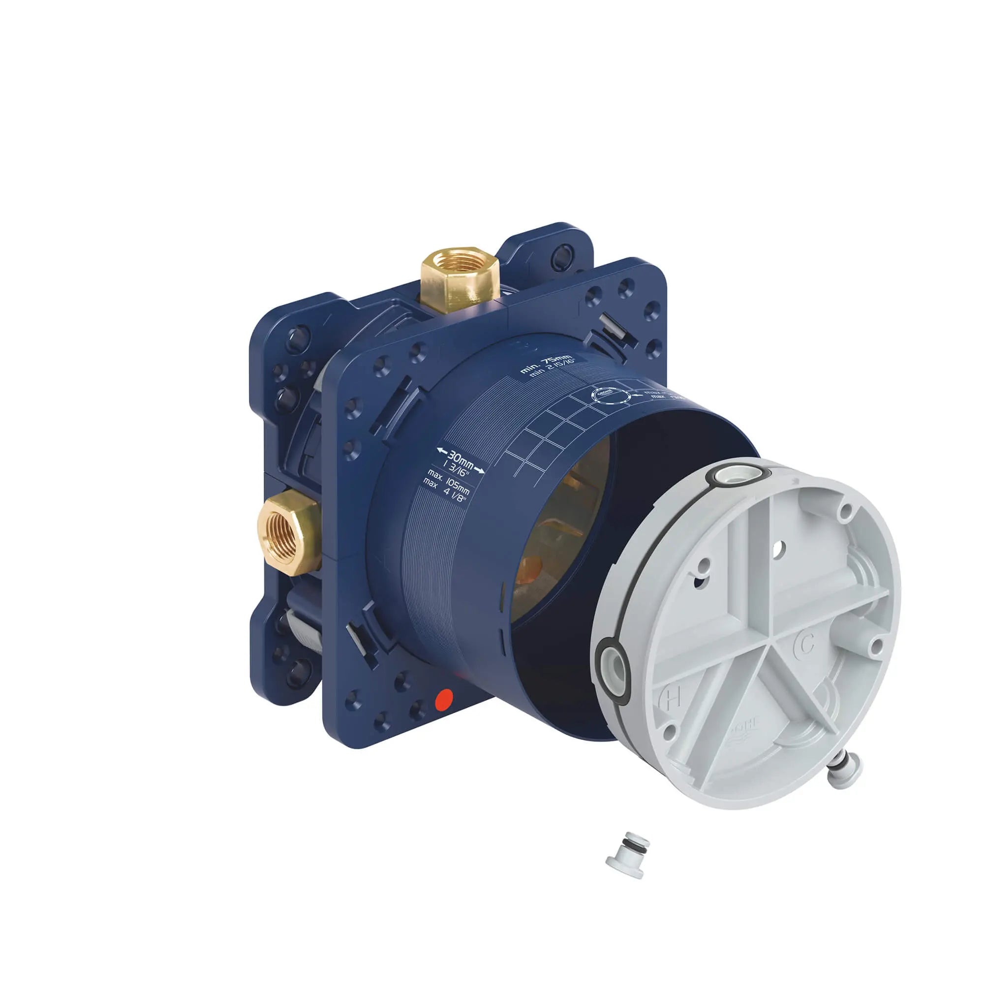 GrohTherm Rapido SmartBox 35 601 000 168 Corps d'encastrement universel // SANS FINI // 1715_35601000-universal-rough-in-box-enviro-11_0_CDNwebp.webp