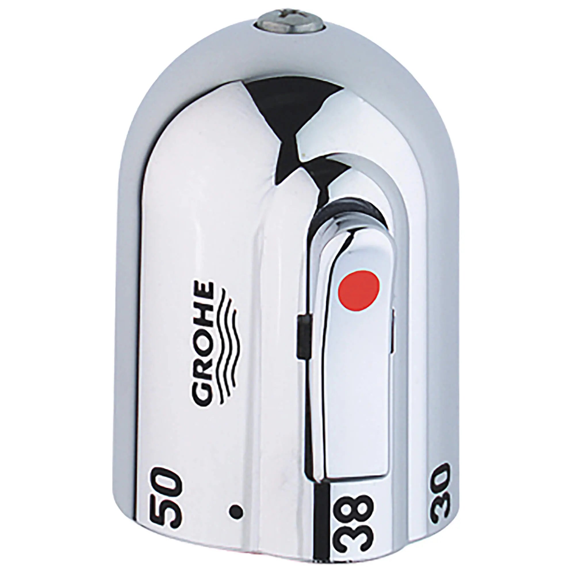 Manette thermostatique pour 19 655 / 19 656 Auto 1000 // CHROME STARLIGHT GROHE // 17164_47352000-temperature-scale-handle-starlight-chrome_0_CDNwebp.webp