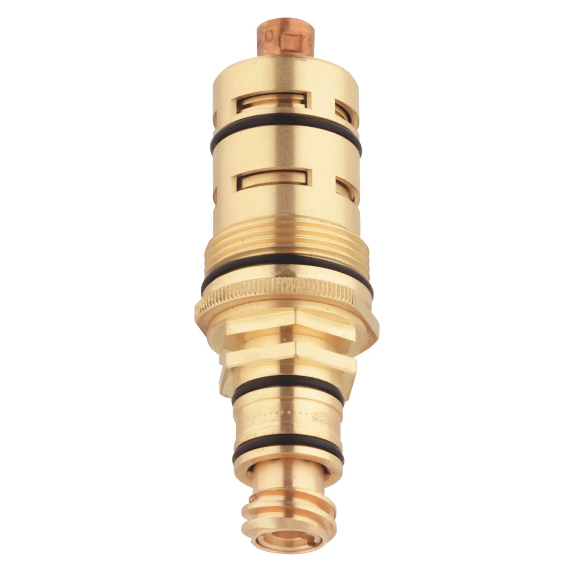 Pour robinets thermostatiques apparents Atrio (34 090), (34 091), (34 088), (34 089) /Grohtherm (34 123), (34 126) // CHROME STARLIGHT GROHE // 17241_47657000-thermo-element-reverse-cartridge_0_CDNwebp.webp