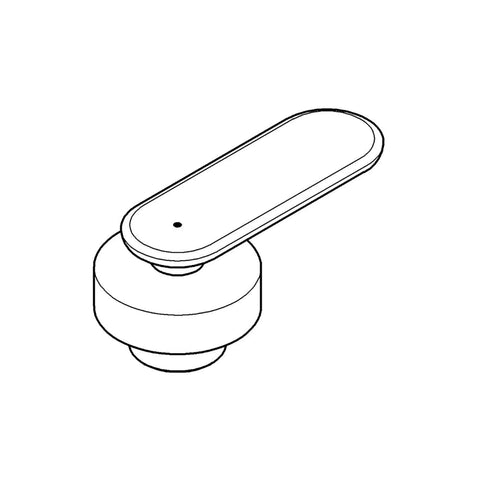 Levier Veris bleu - Noir velouté