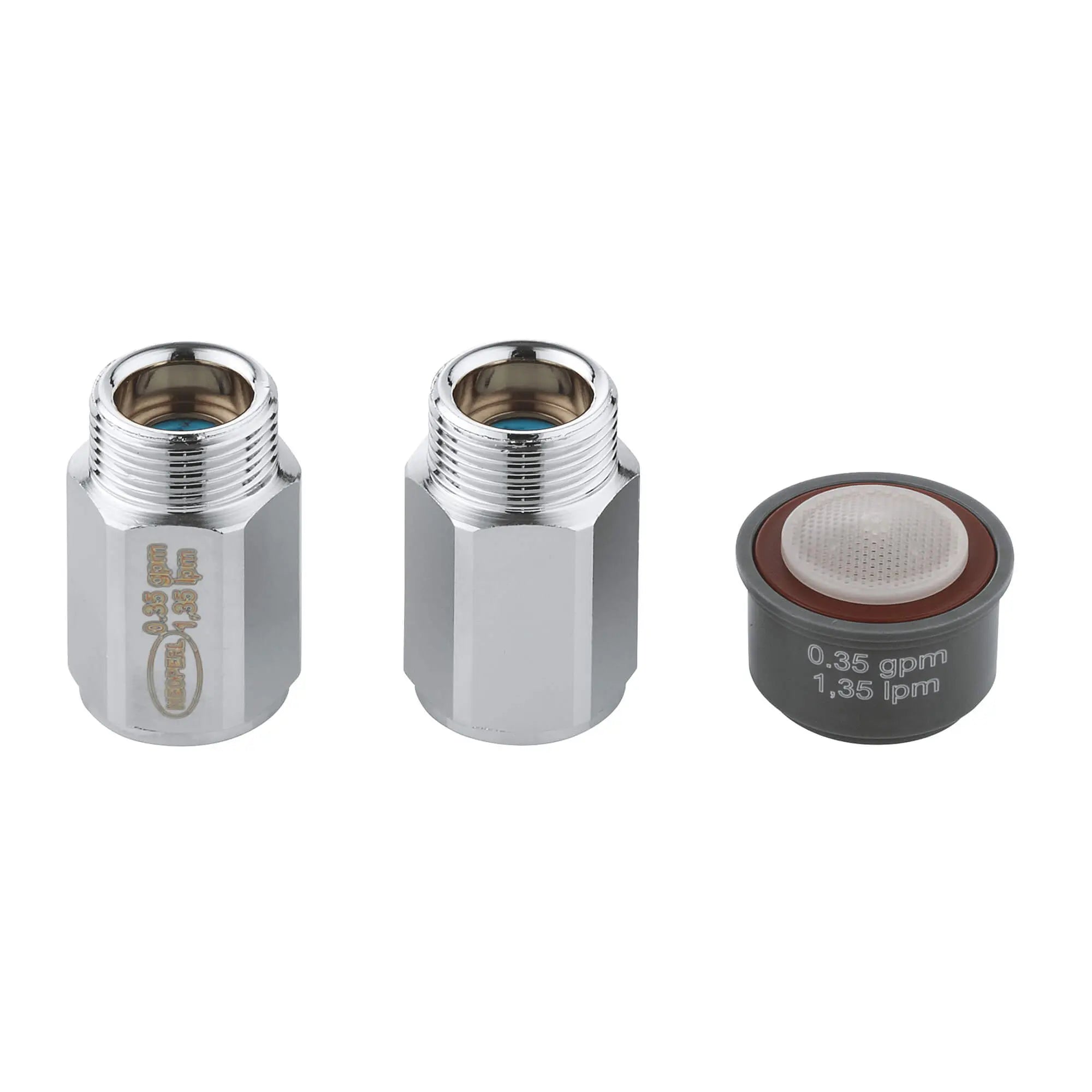 Trousse pour la réduction du débit d’eau - robinet monotrou, 1,3 L/min (0,35 gpm) // CHROME STARLIGHT GROHE // 17449_48188000-low-solution-kit-starlight-chrome_0_CDNwebp.webp