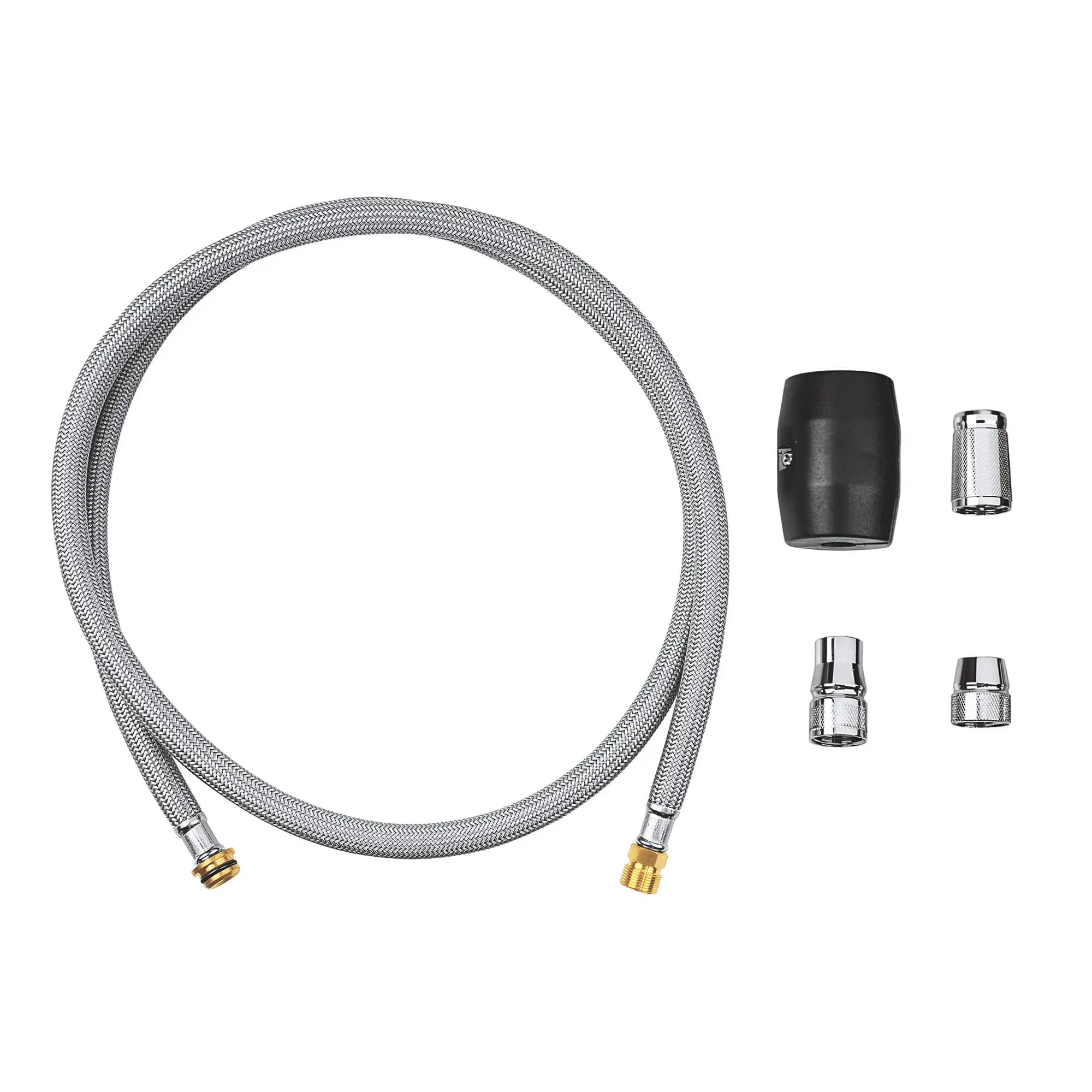 Boyau de douchette avec poids // CHROME STARLIGHT GROHE // 17485_48293000-shower-hose_0_CDNwebp.webp