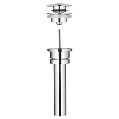 [65818000] Pop-Up Waste Set (with overflow) - GROHE StarLight Chrome