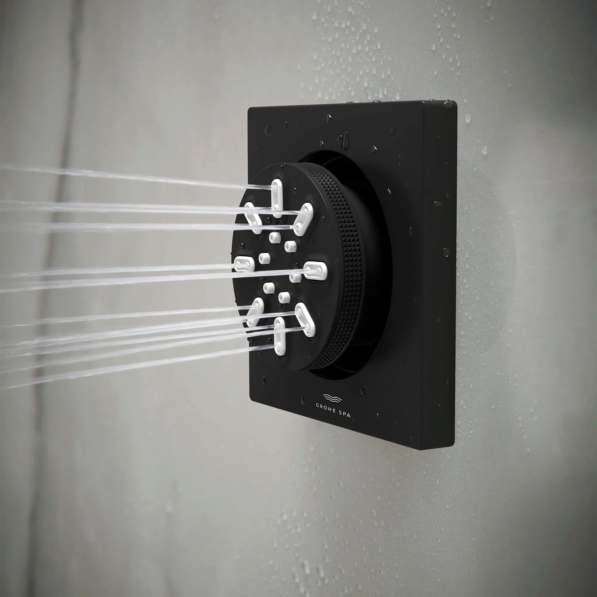 Jet de corps - 2 jets, 3,3 L/min (0,9 gpm) // NOIR MAT // 176797_Rainshower_EnvironmentCloseUp_268452430_0001_Aug2023_0_CDNwebp_b07c073e-466a-4f41-9656-a746a41faf33.webp