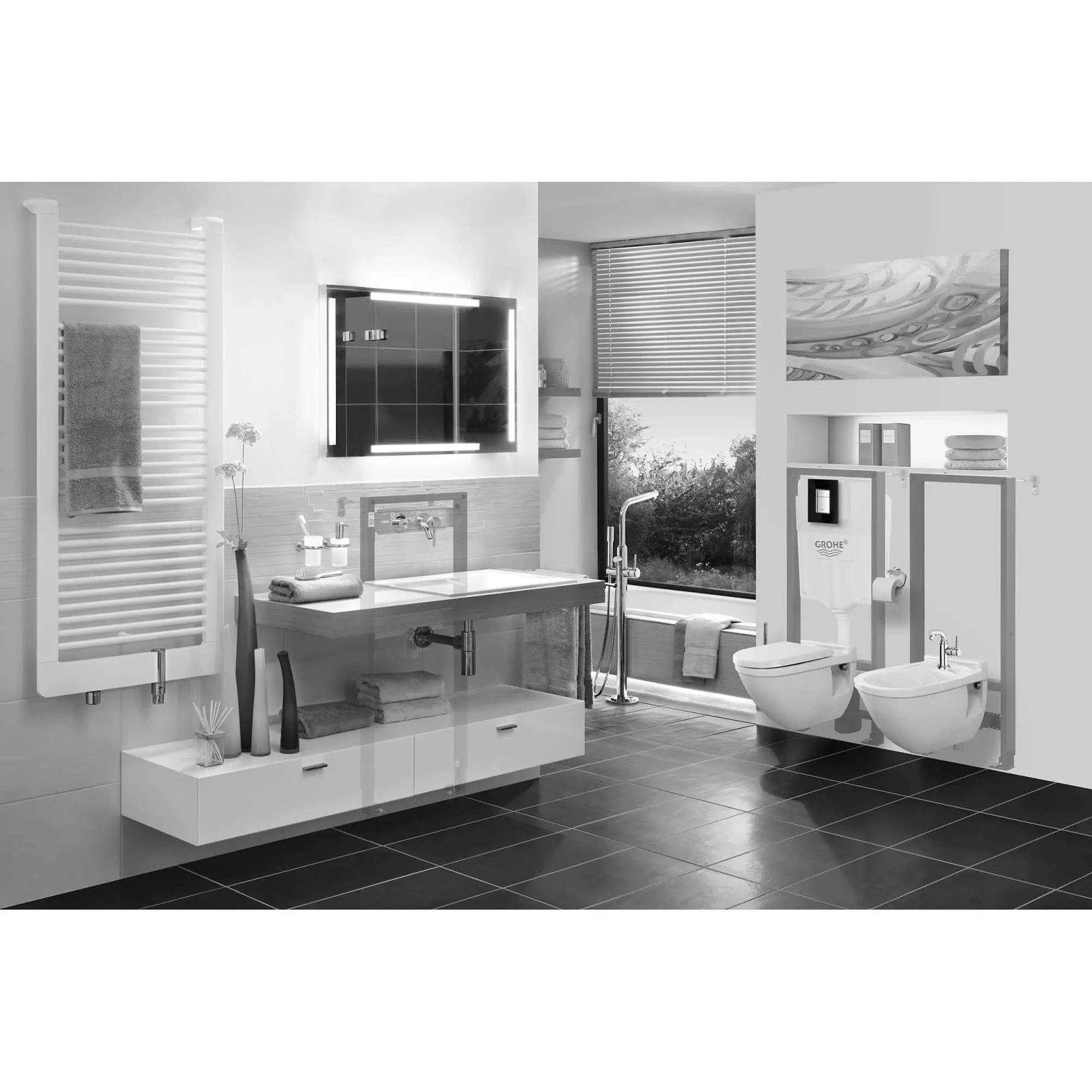 Système sanitaire encastré de 2 x 6 po pour bidet // SANS FINI // 1828_38553001-element-for-bidet-1-13-m-installation-height-enviro-1_0_CDNwebp.webp