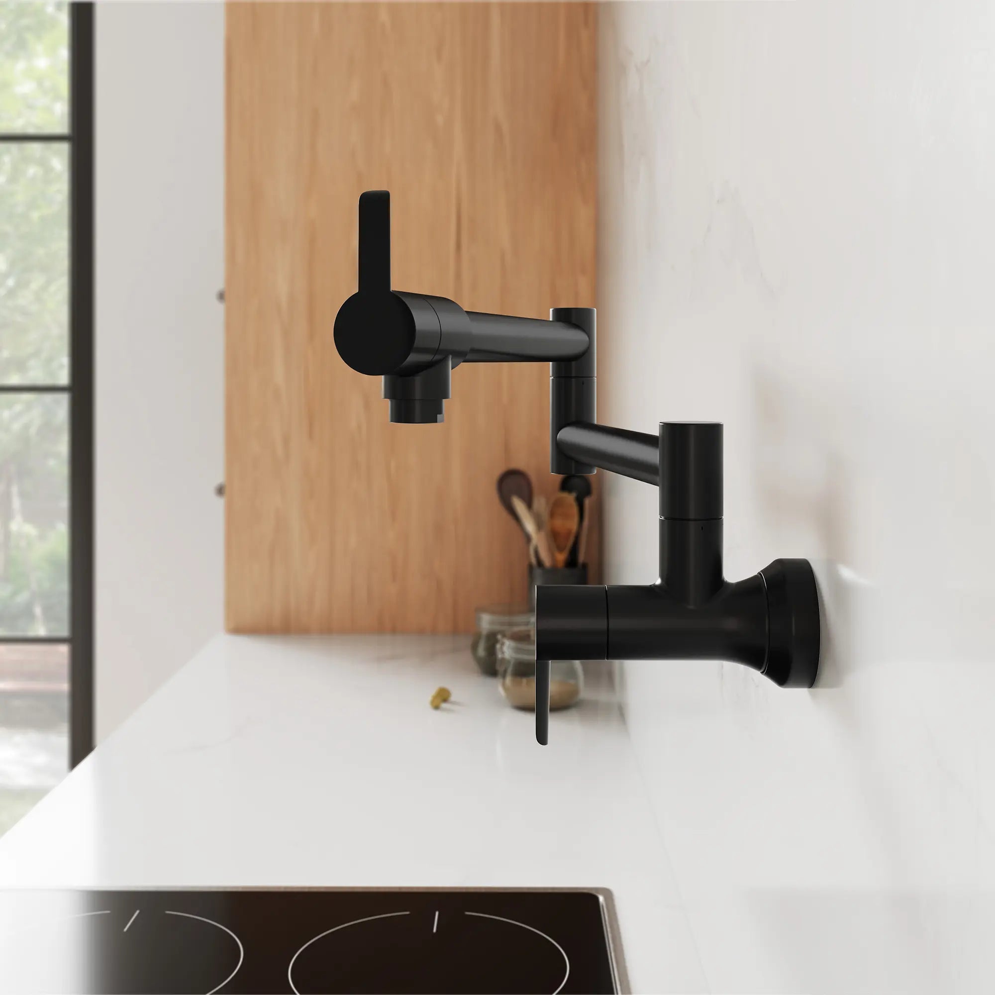 Robinet mural GROHE Zedra à 2 poignées // NOIR MAT // 186579_Zedra_EnvironmentCloseUp_310752432_0001_Oct2023_0_CDNwebp.webp