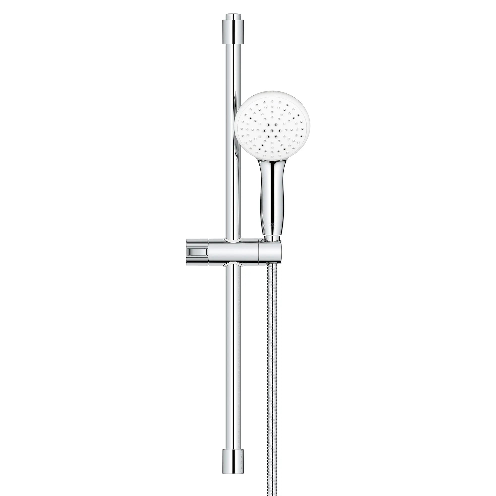 Tempesta 110 - Ensemble de barre de douche ronde, 24 po, 2 jets, 5,7 L/min (1,5 gpm) // CHROME STARLIGHT GROHE // 188032_Tempesta_SiloFront_26077002_0001_Aug2023_0_CDNwebp.webp