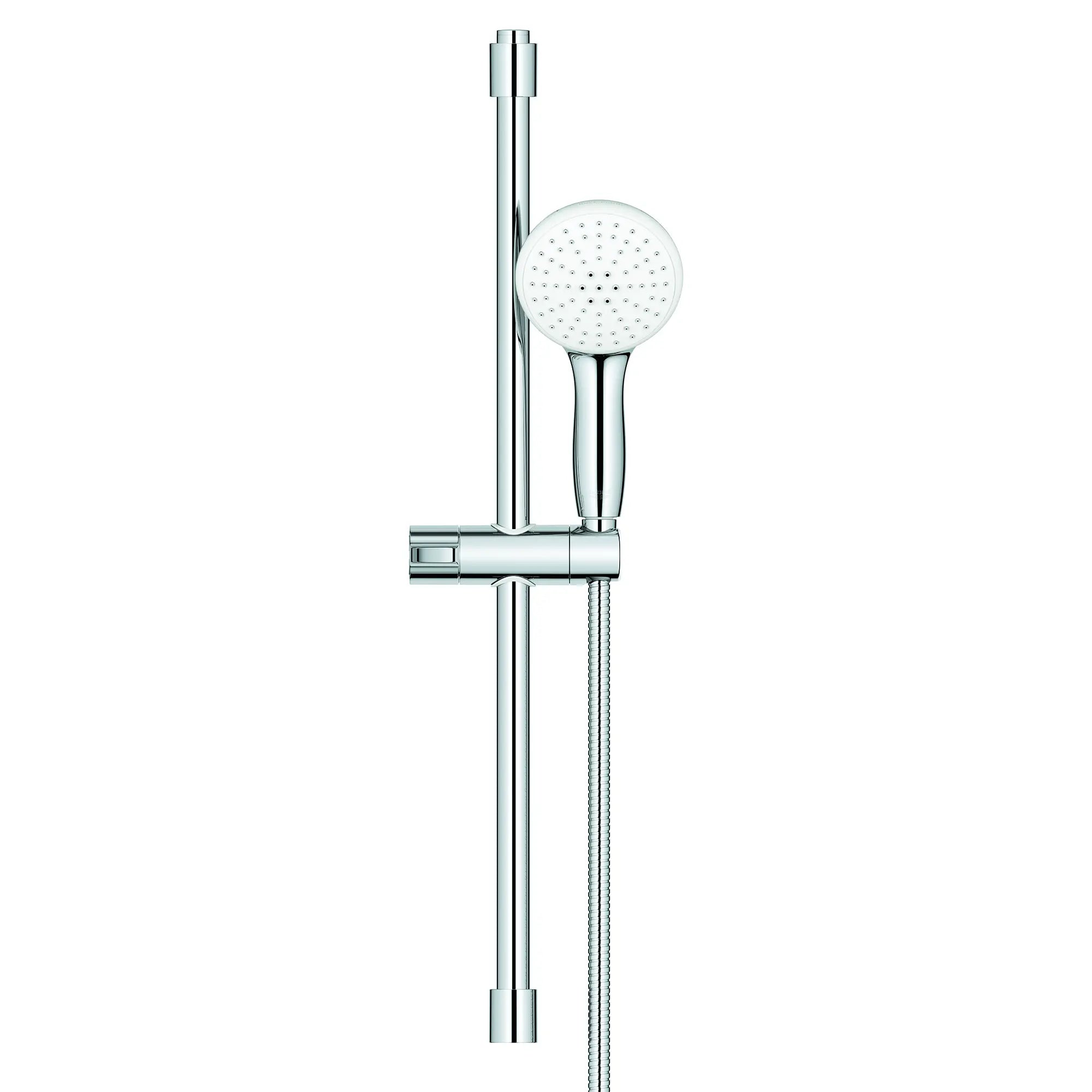 Tempesta 110 - Ensemble de barre de douche ronde, 24 po, 2 jets, 5,7 L/min (1,5 gpm) // CHROME STARLIGHT GROHE // 188033_Tempesta_SiloFront_26077002_0001_Jul2023_0_CDNwebp.webp