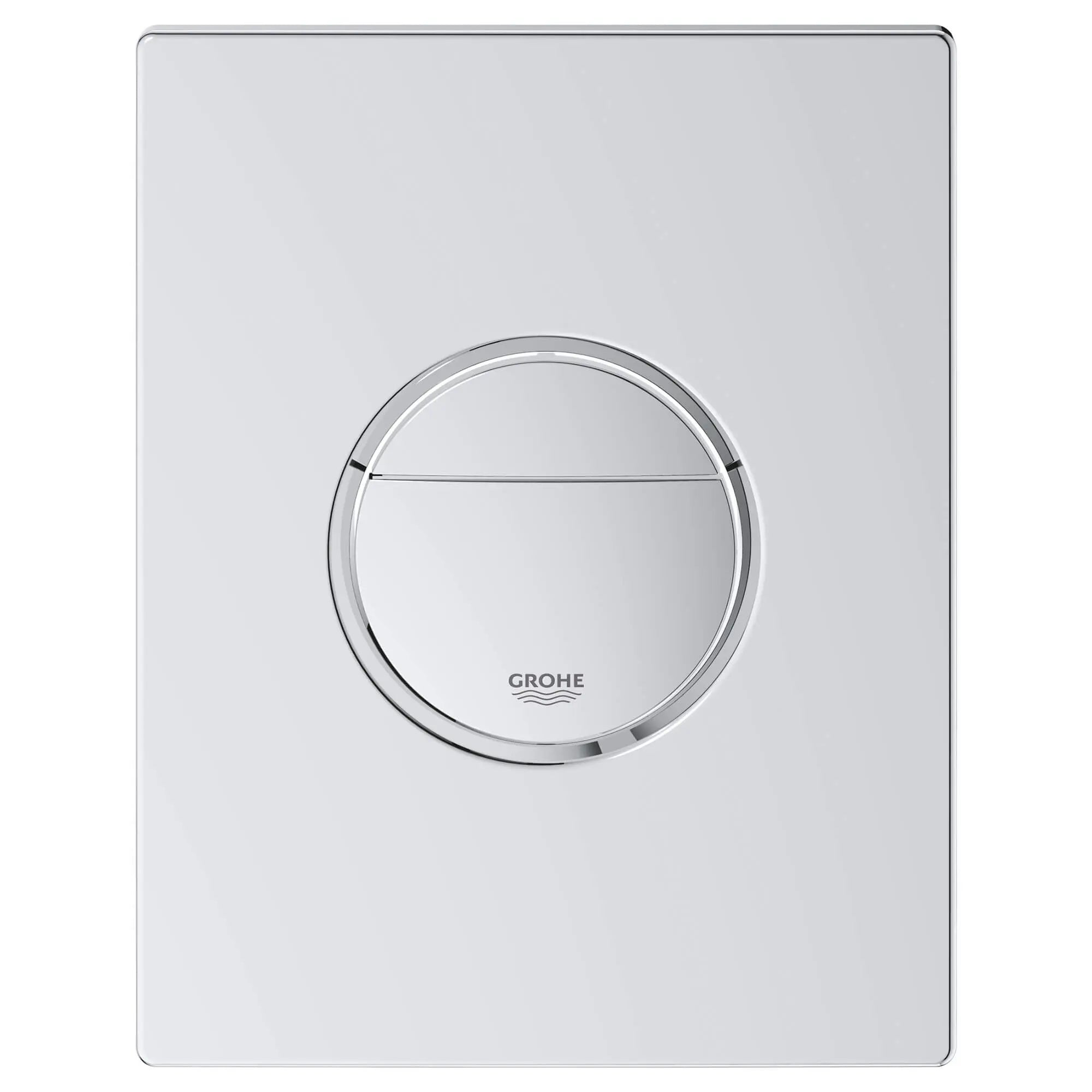 Plaque de couverture Veris // CHROME STARLIGHT GROHE // 1901_38766000-wall-plate-enviro-1_0_CDNwebp.webp