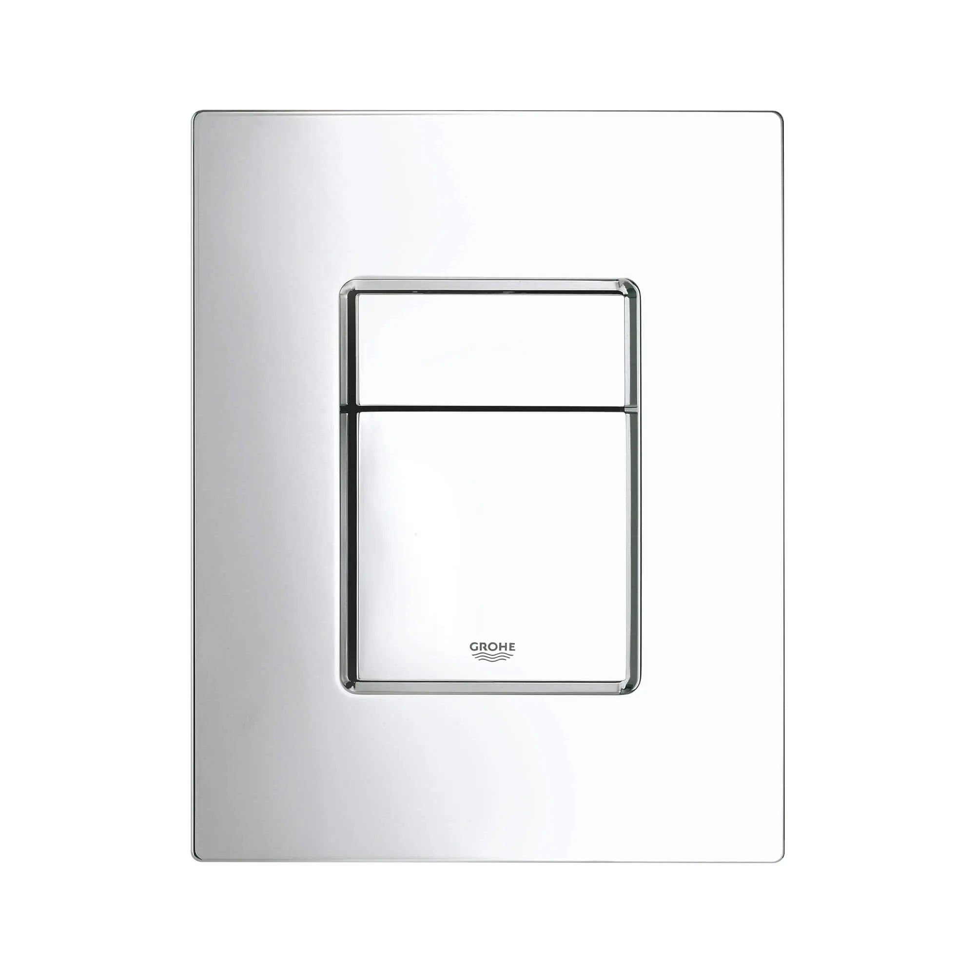 Plaque de commande // CHROME STARLIGHT GROHE // 1905_38821000-wall-plate-enviro-1_0_CDNwebp.webp