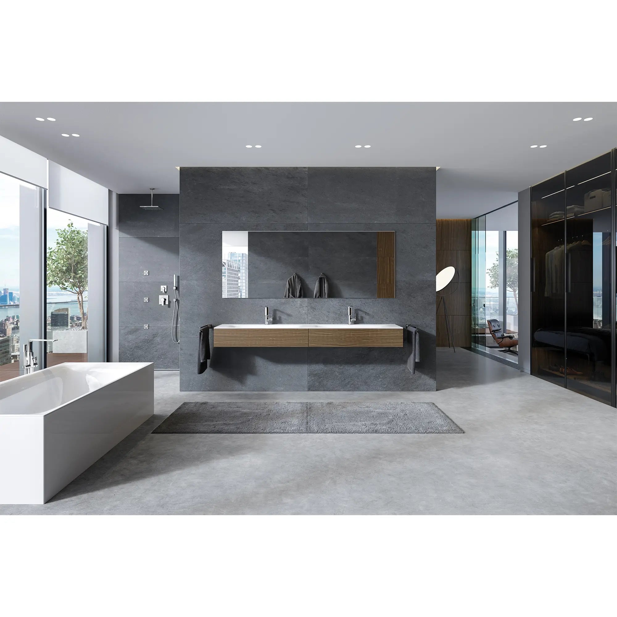 Pomme de douche 310 Mono, 12 po - 1 jet, 6,6 L/min (1,75 gpm) // NOIR MAT // 233788_Allure_EnvironmentFull_23858001_2522001_265702430_193752431_195912431_268672430_268452430_0001_Nov2023_CDNwebp.webp