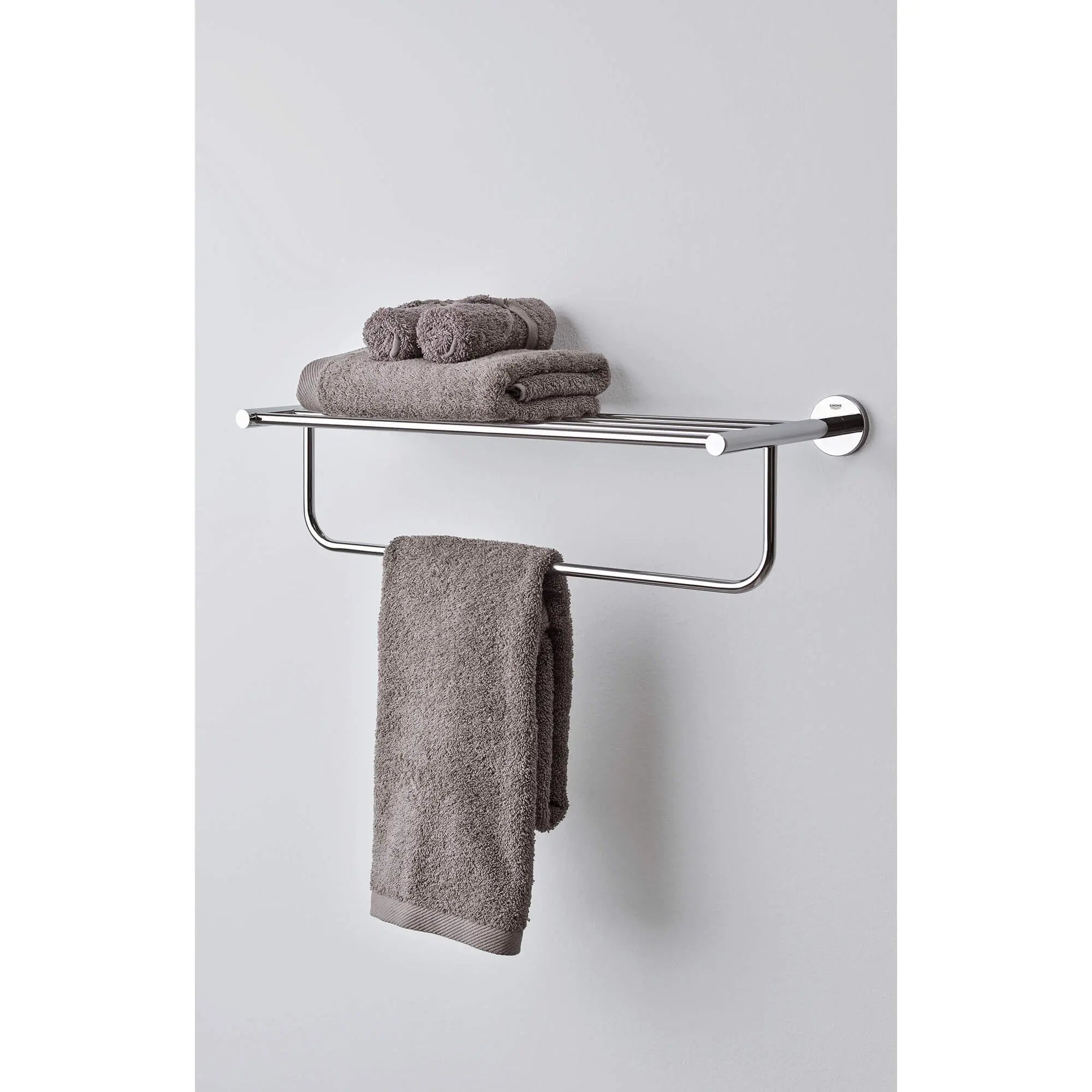 Baucosmopolitan Porte-serviette de 20 po // CHROME STARLIGHT GROHE // 2349_40462001-multi-towel-rack-enviro-1_0_CDNwebp.webp
