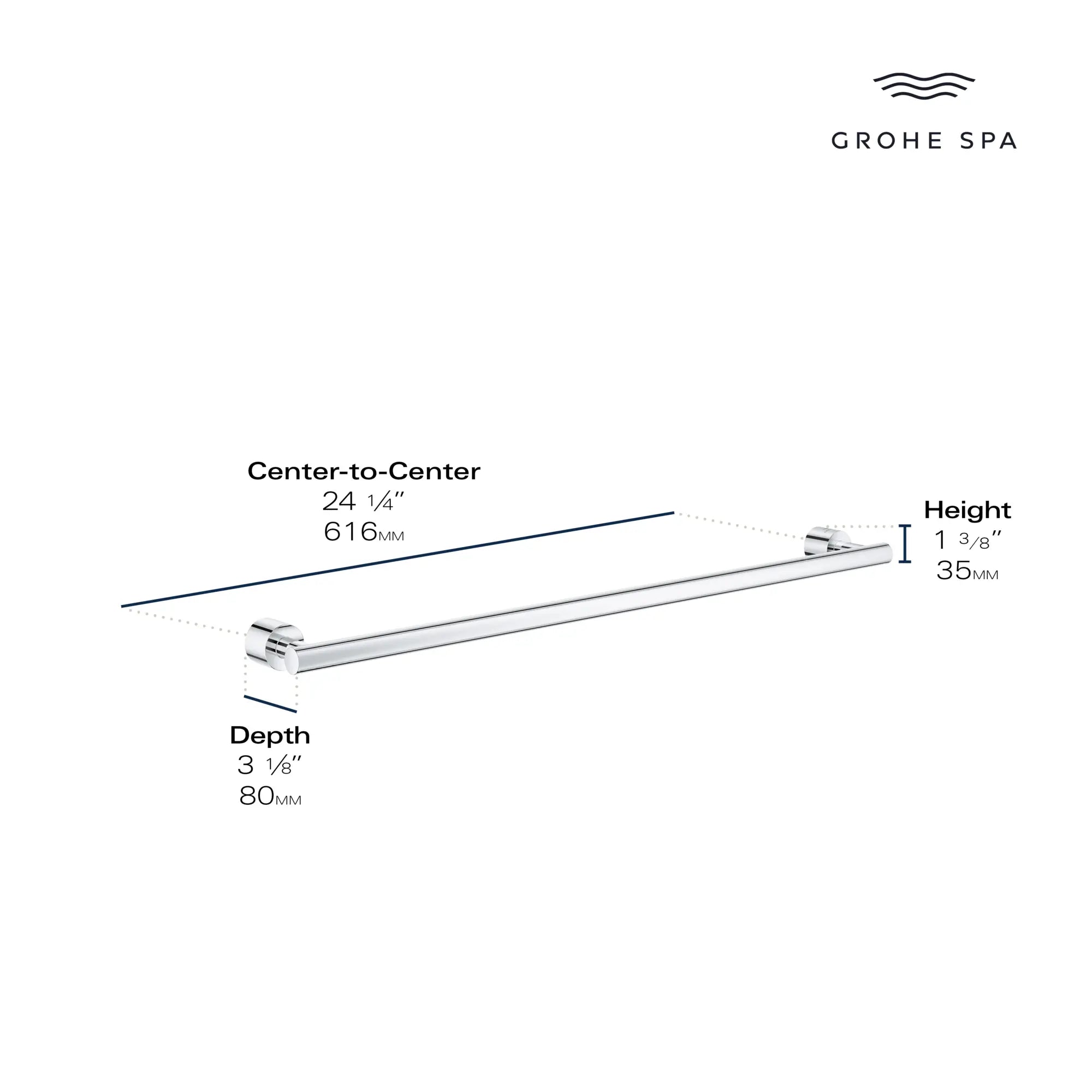 Porte-serviettes de 24 po // HARD GRAPHITE // 235625_Atrio_Infographic_40889_0001_JAN2024_1_CDNwebp.webp