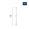 [27841GN0] Eurocube 36" Shower Rail - Brushed Cool Sunrise