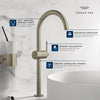 [24352EN0] Atrio Single Hole Single-Handle Vessel Sink Faucet, 1.2 GPM (4.5 L/min) - Brushed Nickel InfinityFinish