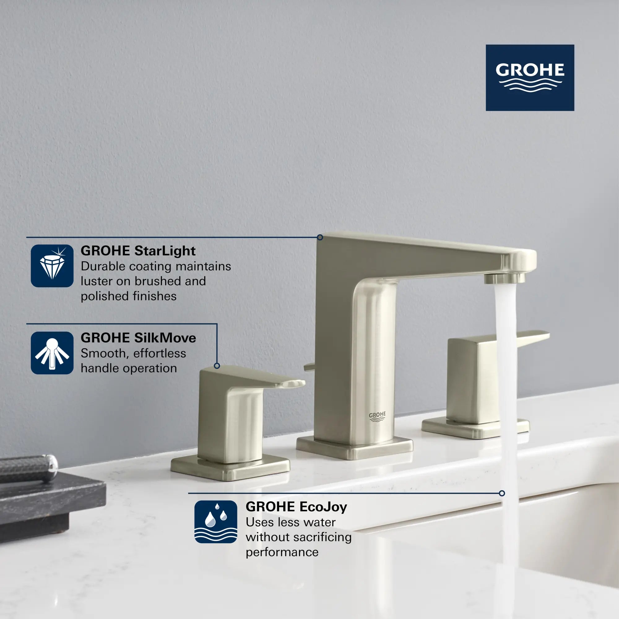 Tallin Robinet éspace // CHROME STARLIGHT GROHE // 236705_Tallinn_Infographic_20583_0001_JAN2024_CDNwebp.webp