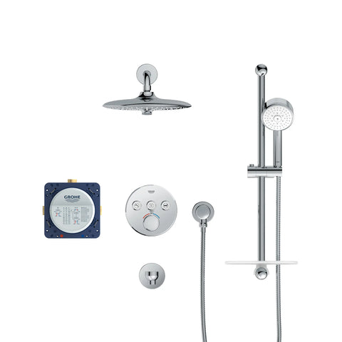 Euphoria SmartControl - Ensemble de douche thermostatique à fonction triple - Chrome StarLight GROHE