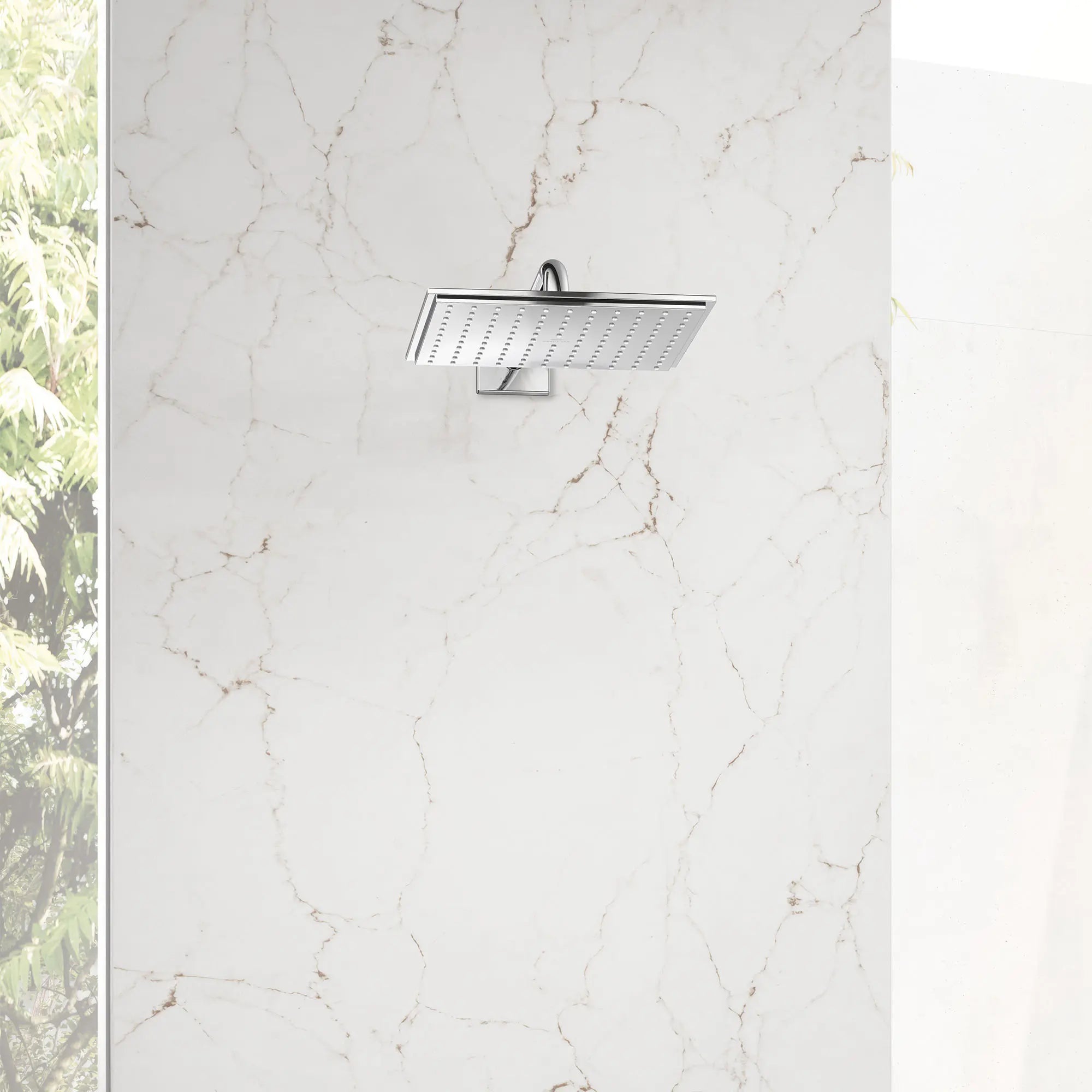 Pomme de douche 230, 9 po, 1 jet, 6,6 L/min (1,75 gpm) // CHROME STARLIGHT GROHE // 244255_RAINSHOWER_EnvironmentCloseUp_26868000_0002_APRIL2024_CDNwebp.webp