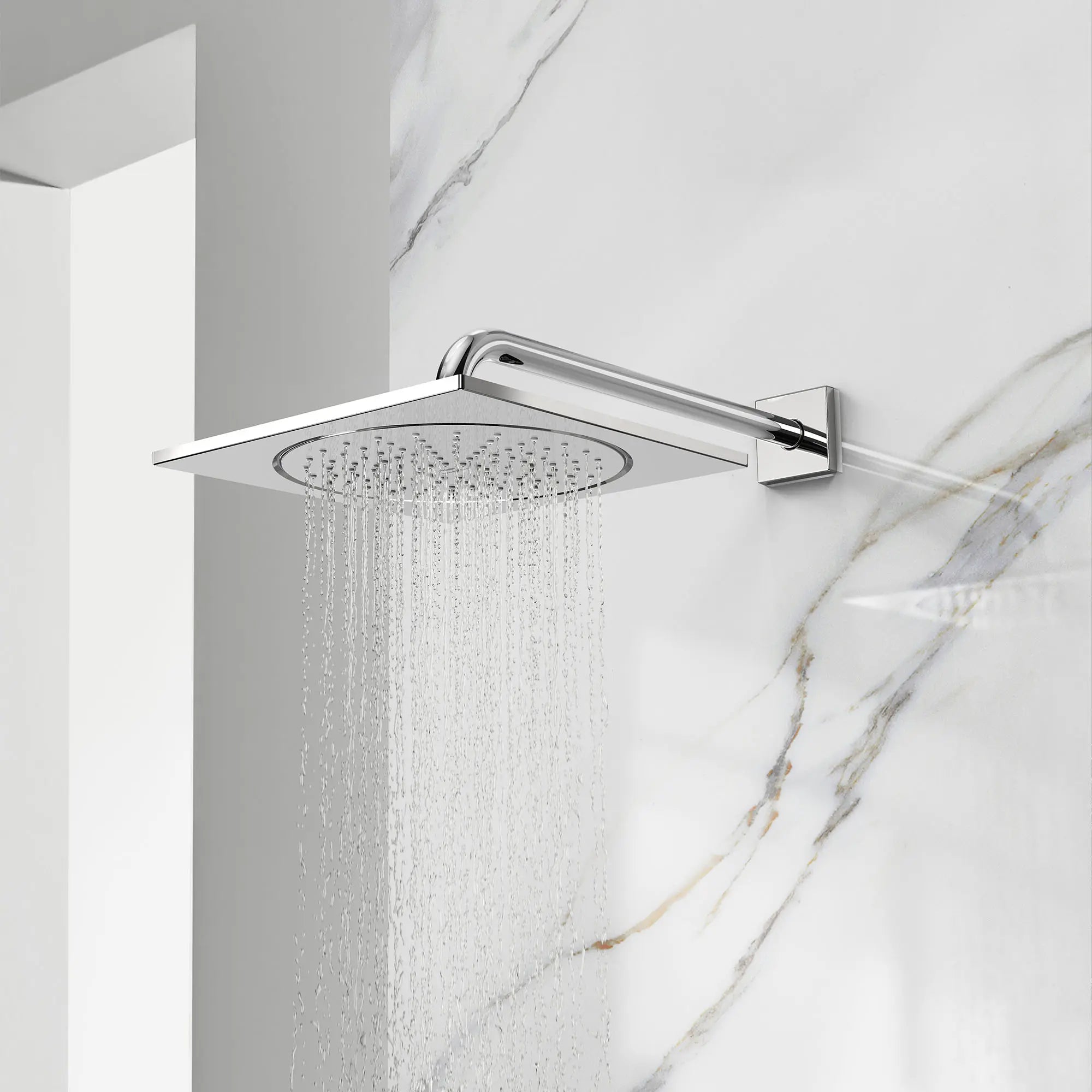Pomme de douche de 10 po, 1 jet, 9,5 L/min (2,5 gpm) // CHROME STARLIGHT GROHE // 244258_RAINSHOWER_EnvironmentCloseUp_26872000_0002_APRIL2024_CDNwebp.webp