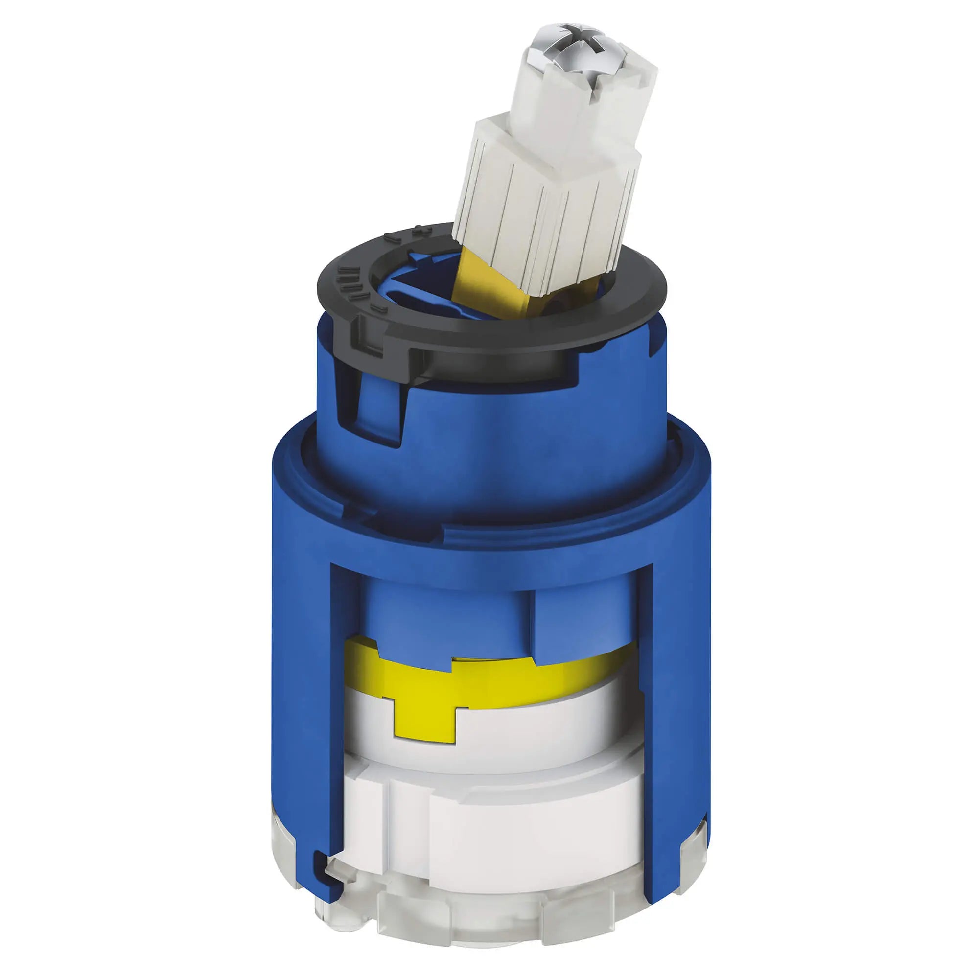 Pour Taron (33 133), (33 144), Ectos (32 923), Tenso (32 924), (32 425), Eurofresh (32 392), (24 024) // CHROME STARLIGHT GROHE // 2454_46374000-cartridge-enviro-4_0_CDNwebp.webp