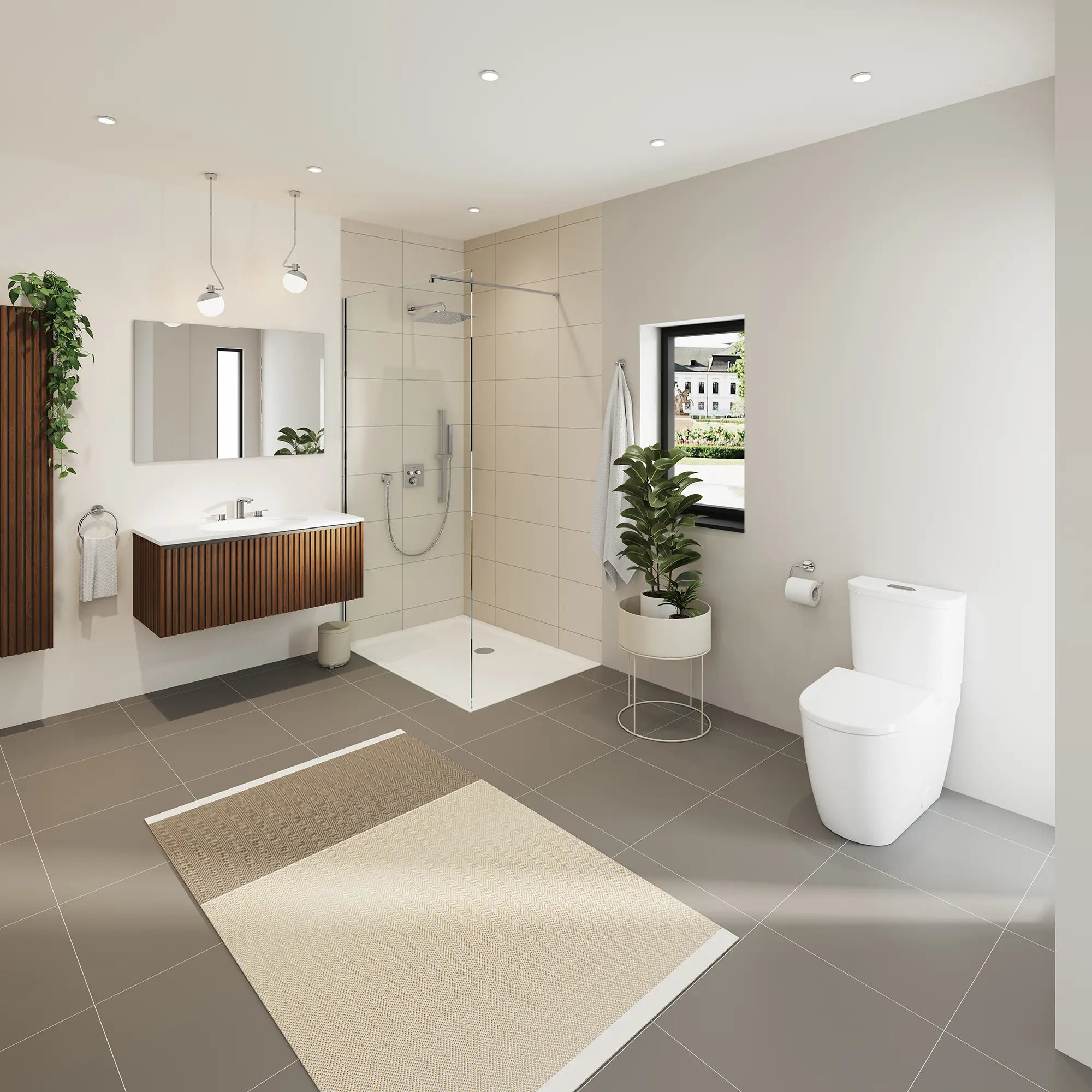 Rainshower SmartControl - Ensemble de douche thermostatique à fonction double // CHROME STARLIGHT GROHE // 246290_EnvironmentFull_1030810000_0001_May2024_CDNwebp.webp
