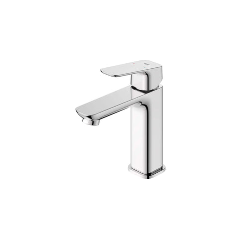 Robinet de salle de bain à orifice et manette uniques Cubeo, taille M, 4,5 l/min (1,2 gal/min) - Chrome StarLight GROHE