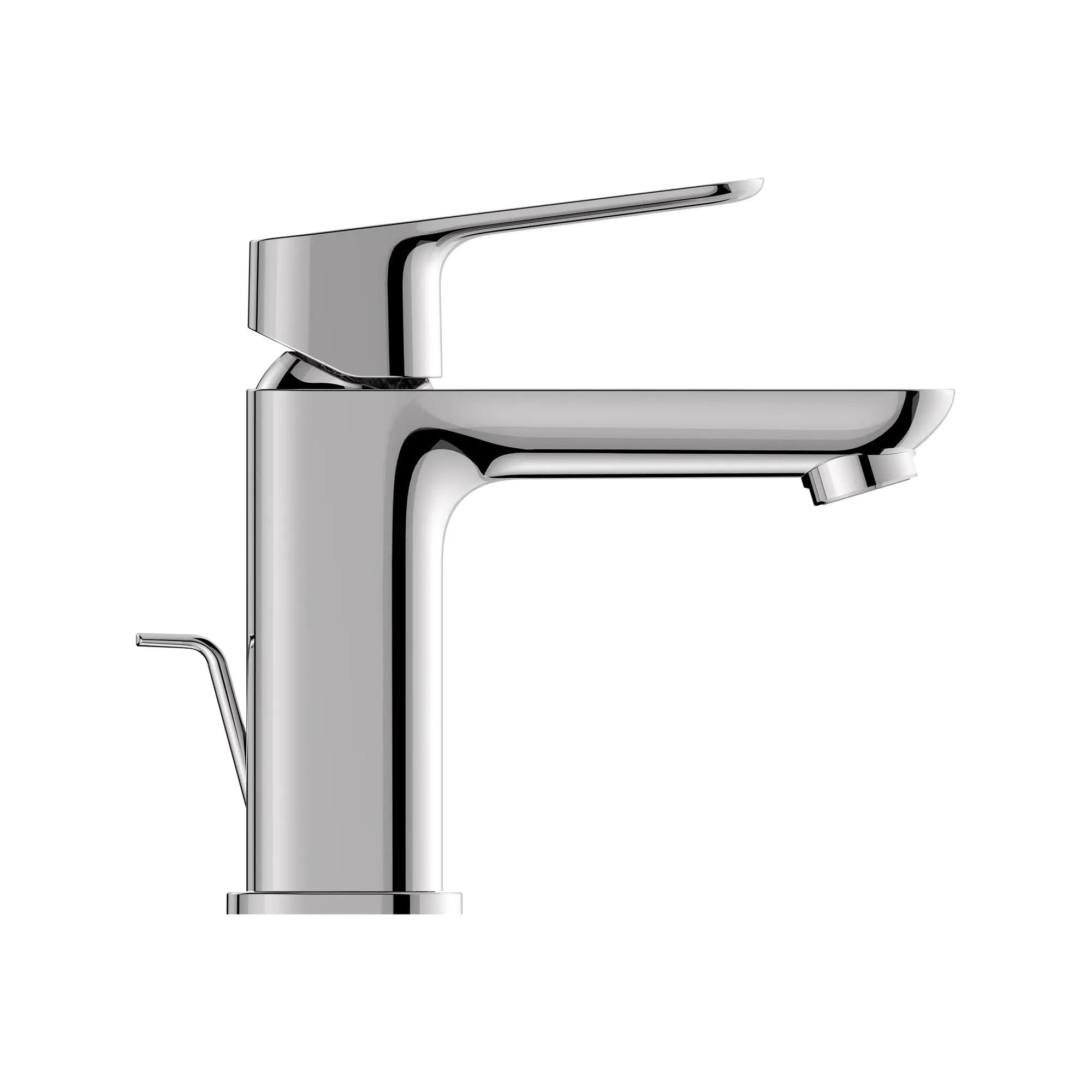 Robinet de salle de bain à orifice et manette uniques Cubeo, taille P, 4,5 l/min (1,2 gal/min) // CHROME STARLIGHT GROHE // 250867_Cubeo_SiloSide_1018980000_0001_AUGUST2024_0_CDNwebp.webp