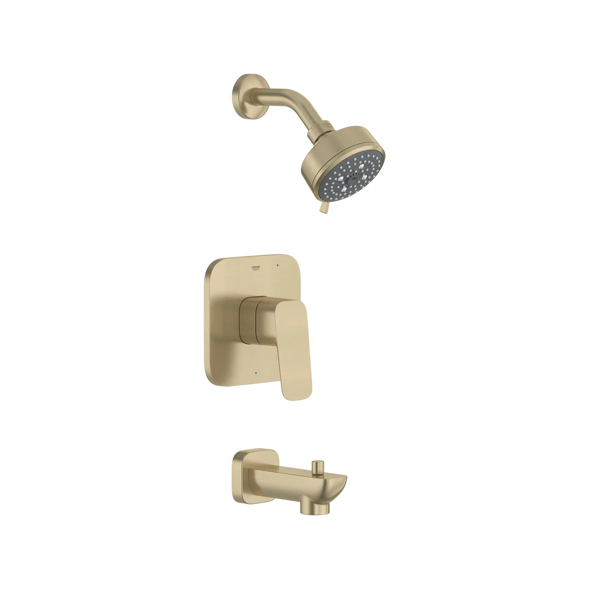 Ensemble de garniture de robinet à pression équilibrée pour baignoire/douche Cubeo // NICKEL BROSSÉ INFINITYFINISH // 252759_Cubeo_SiloRight_105380EN00_0001_AUGUST2024_0_CDNwebp.webp